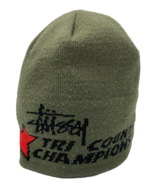 中古・古着通販】stussy (ステューシー) ソウル限定 ニット帽 グリーン
