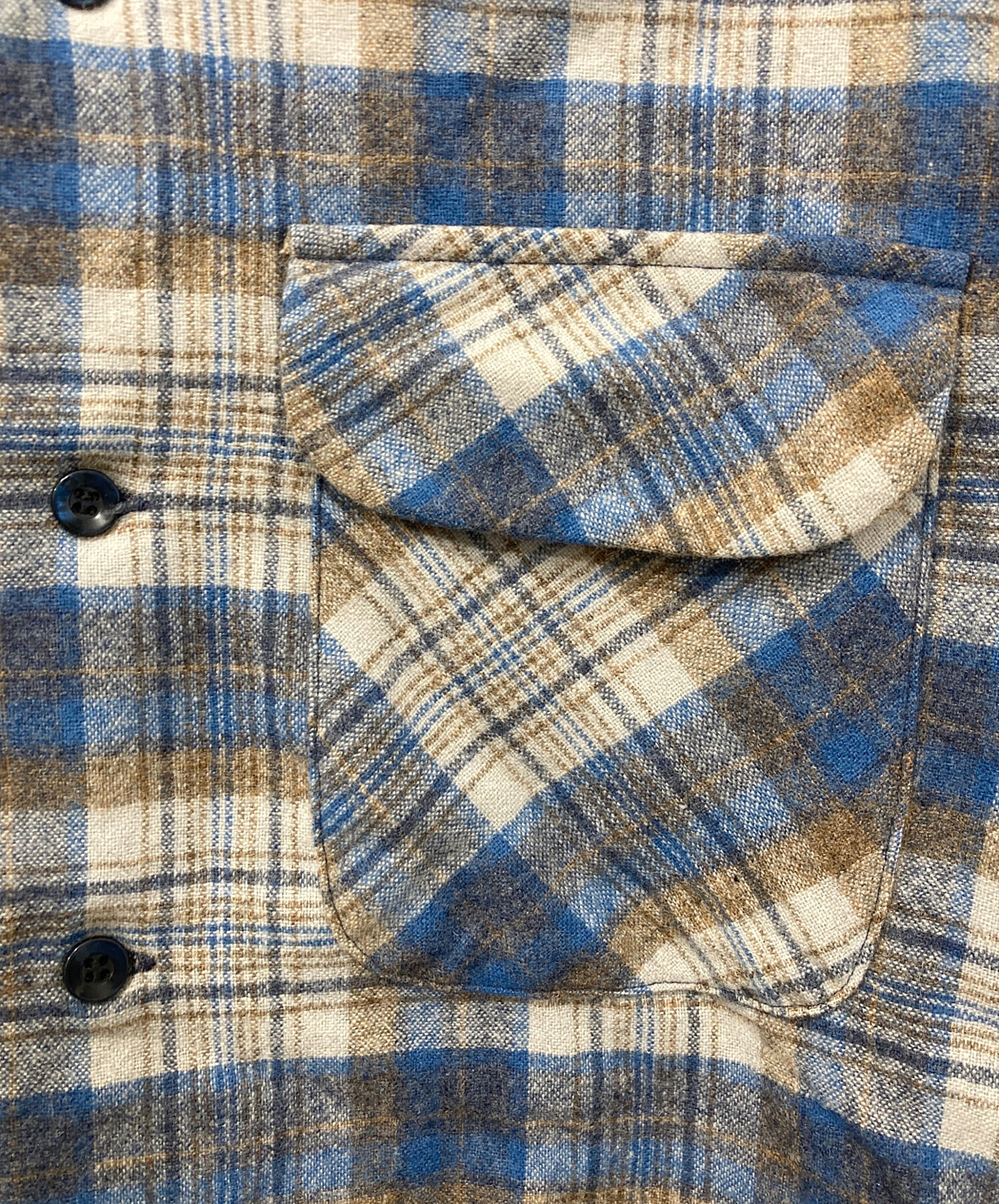 中古・古着通販】PENDLETON (ペンドルトン) ネルシャツ ブルー×グレー