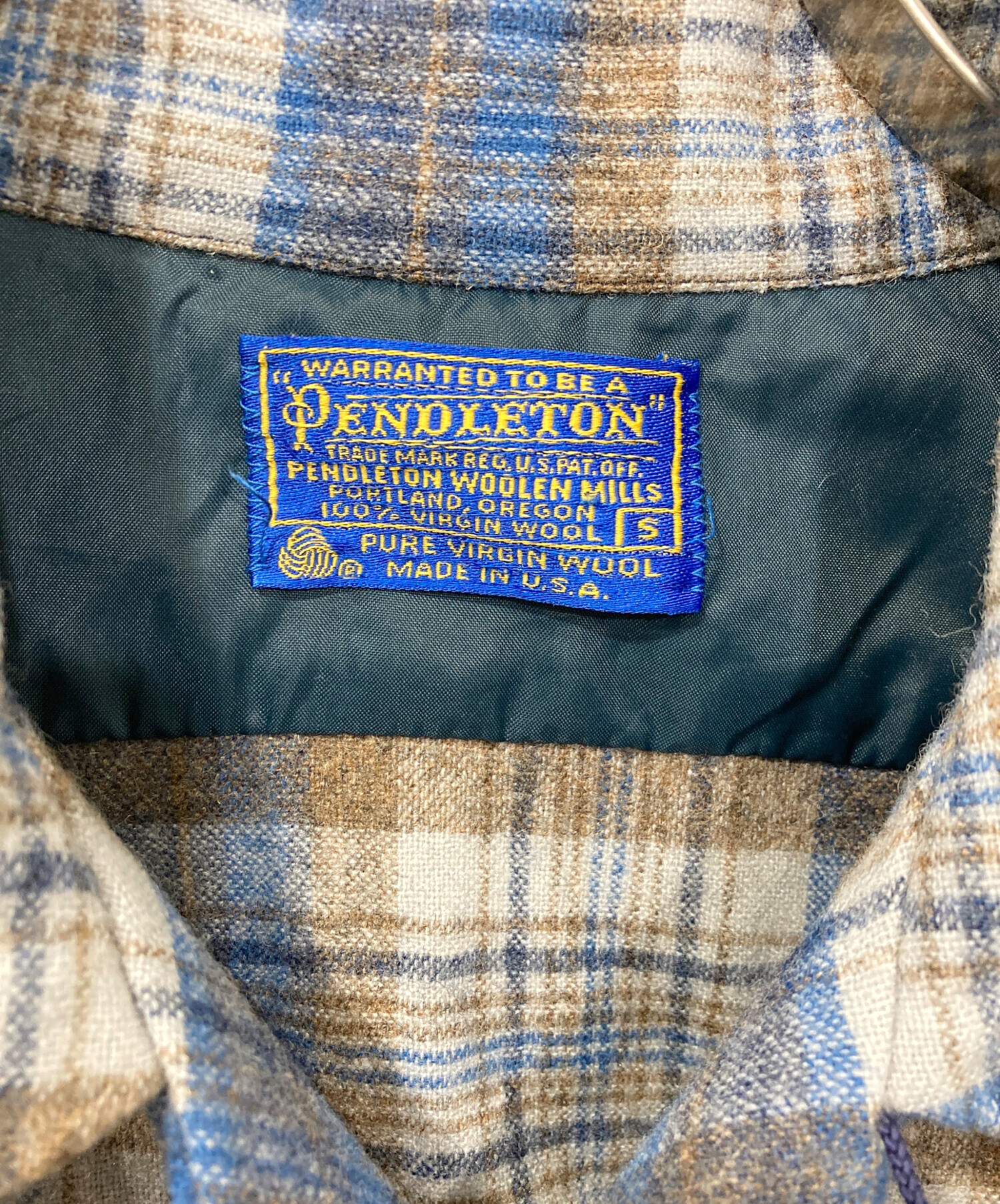 中古・古着通販】PENDLETON (ペンドルトン) ネルシャツ ブルー×グレー