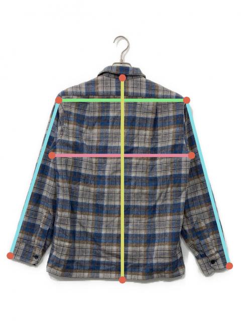 中古・古着通販】PENDLETON (ペンドルトン) ネルシャツ ブルー×グレー