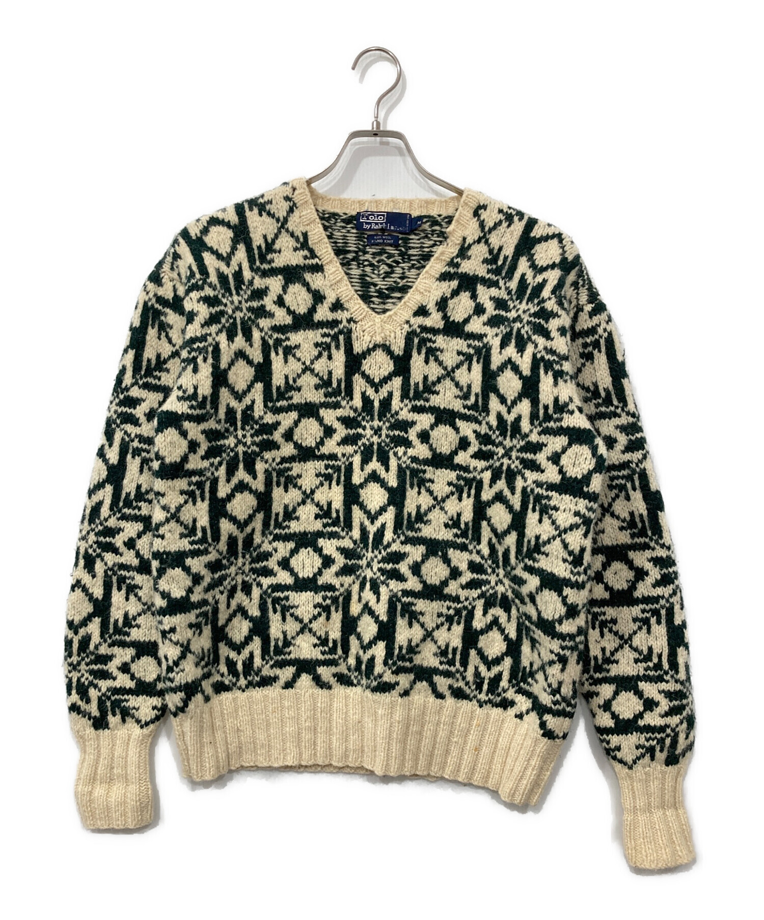 ラルフローレン ニット　HAND KNIT　100%WOOL　美品. 中古・古着通販】POLO RALPH LAUREN (ポロ・ラルフローレン) HAND KNIT