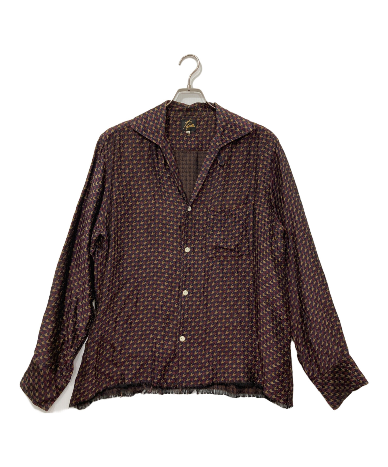 中古・古着通販】Needles (ニードルズ) CUT-OFF BOTTOM SHIRT/カット 