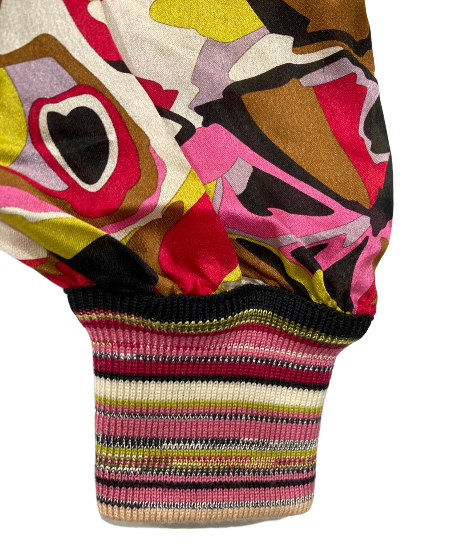 中古・古着通販】MISSONI (ミッソーニ) シルクニット総柄ブルゾン