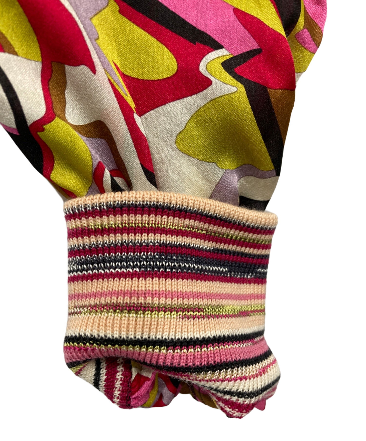 中古・古着通販】MISSONI (ミッソーニ) シルクニット総柄ブルゾン