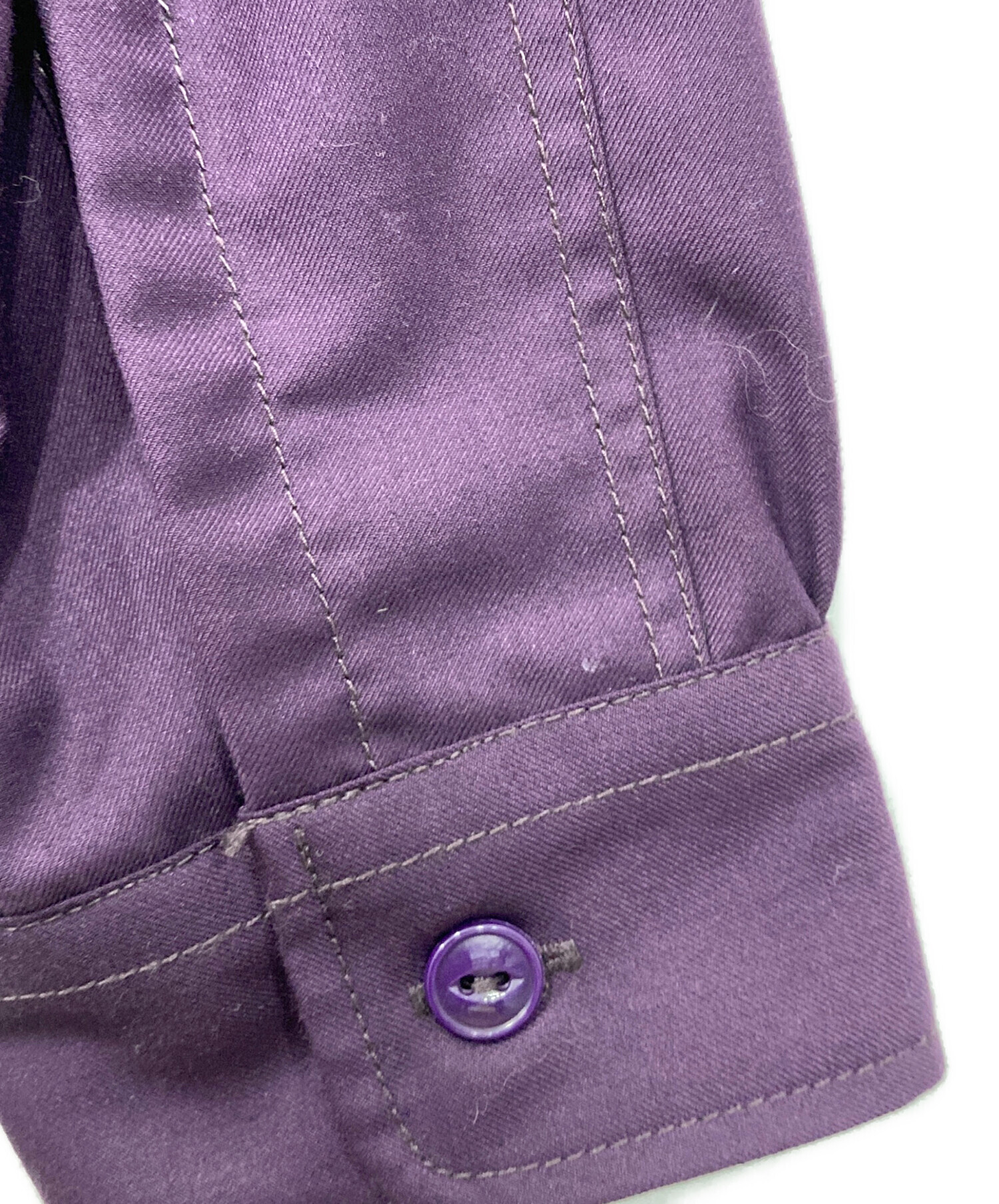 中古・古着通販】Needles (ニードルズ) Work Shirts パープル サイズ