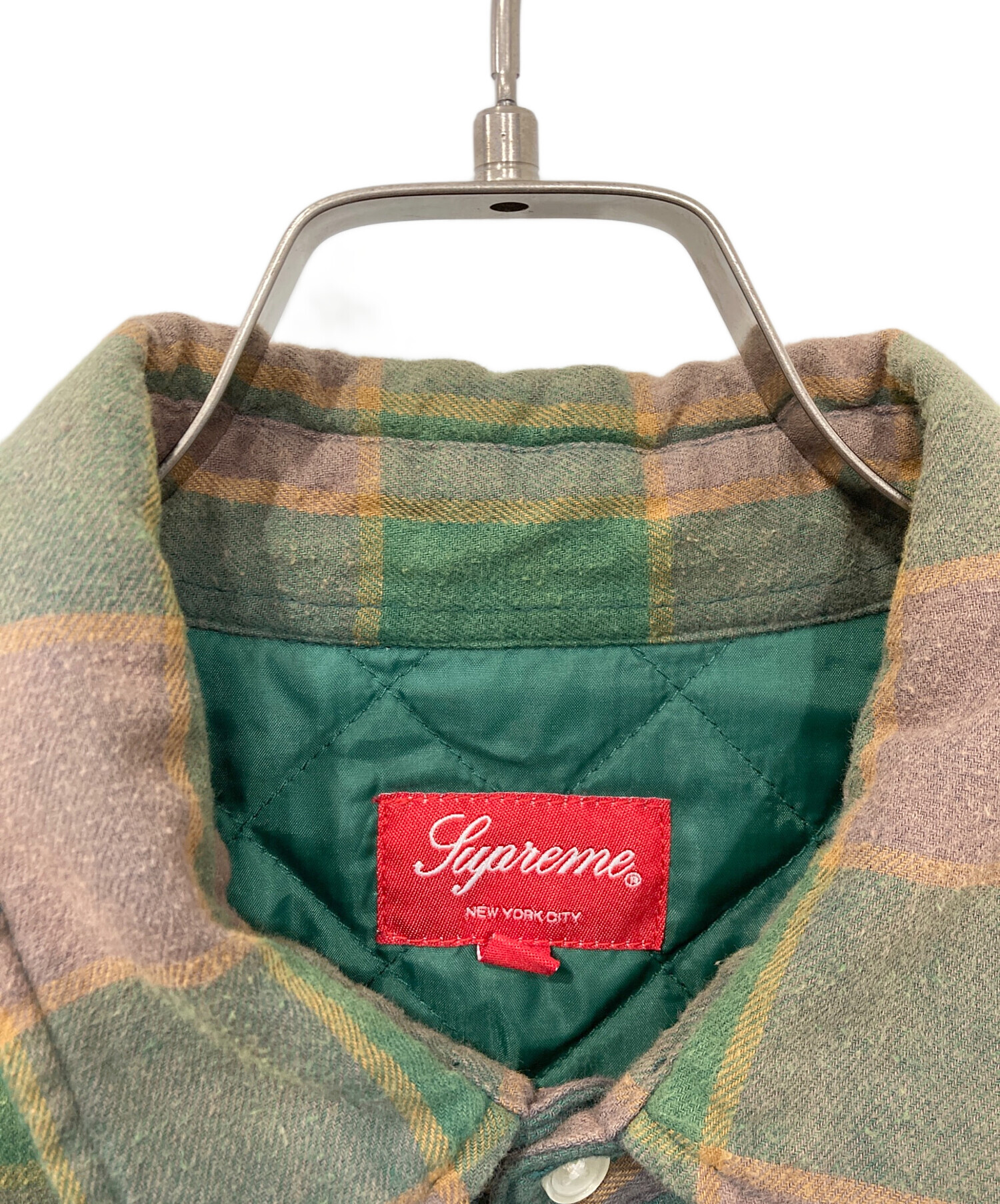 中古・古着通販】SUPREME (シュプリーム) Quilted Faded Plaid Shirt