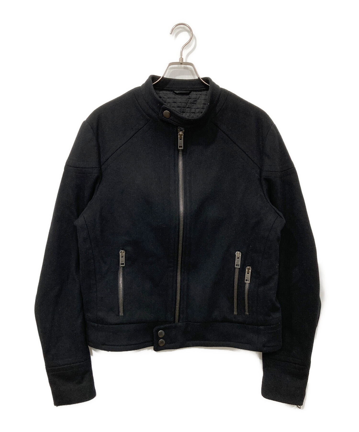 GUCCI ブルゾン　ライダースジャケット　38 中古・古着通販】GUCCI (グッチ) WOOL MOTO BLOUSON JACKET/ウール