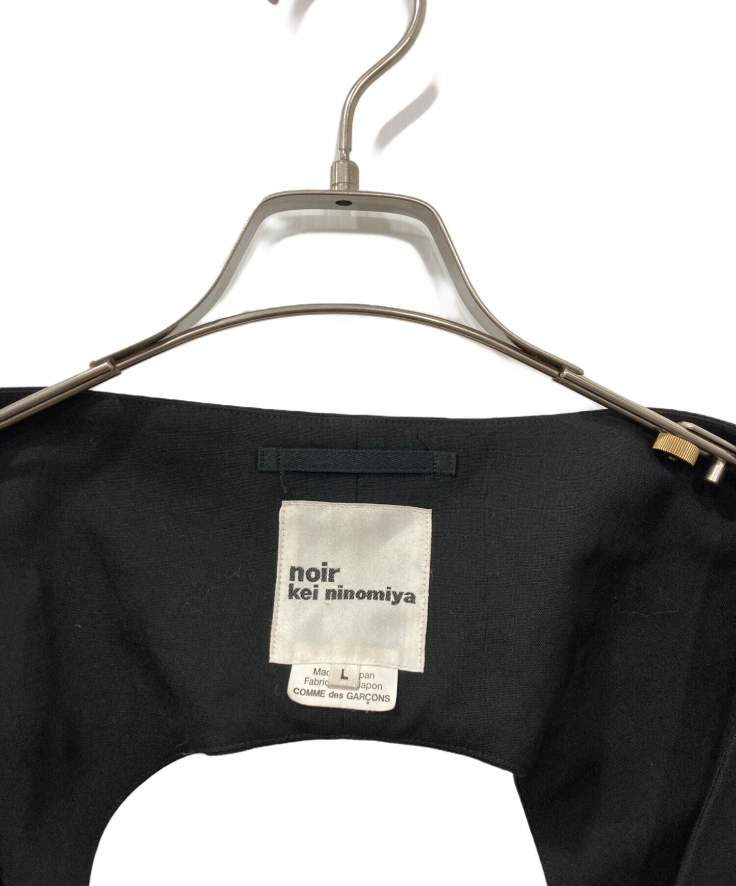 値下げ中　noir kei ninomiya 定番　ウールジャケット 中古・古着通販】noir kei ninomiya (ノワール ケイ ニノミヤ) バック