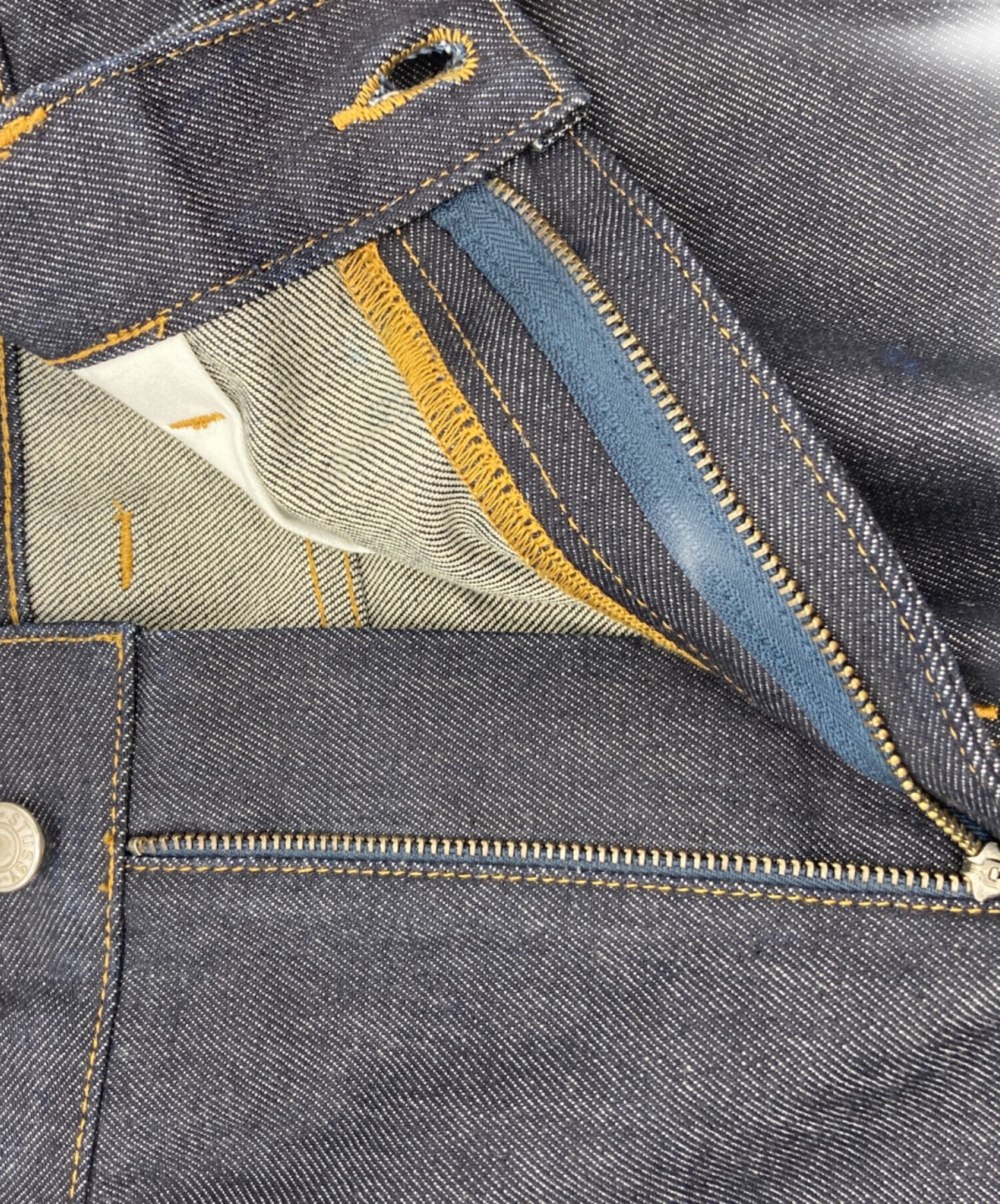 中古・古着通販】stussy (ステューシー) RAW DENIM WORK SHORT/ロウ