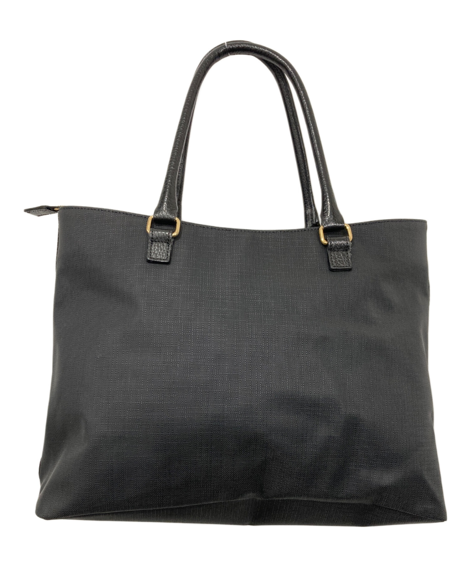 BLACKLABEL 牛革トートバッグ BLACK LABEL トートバッグ ブルー レザー バーバリーブラックレーベル