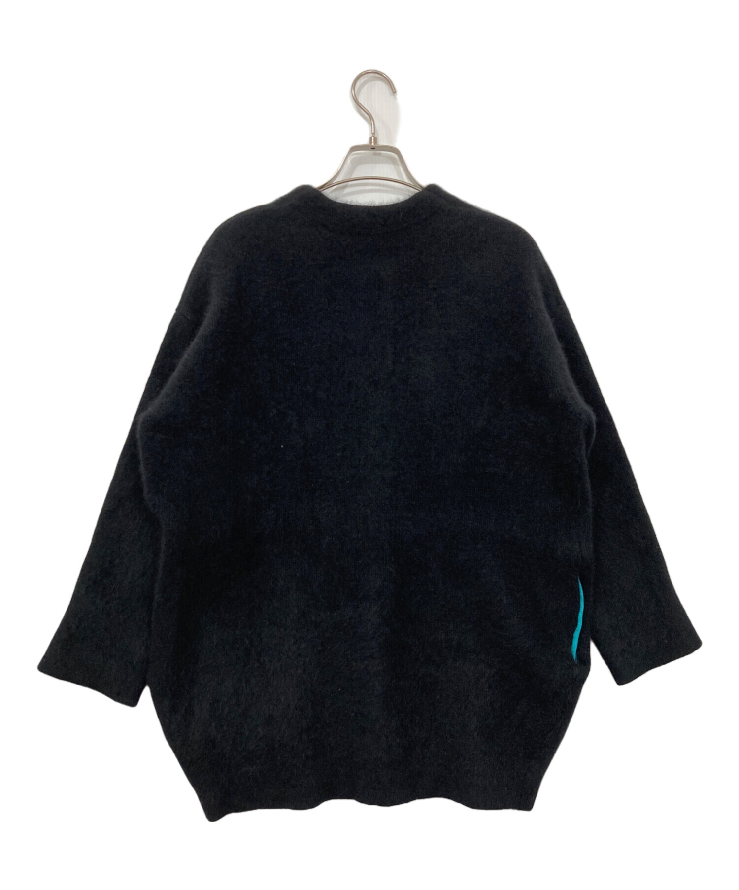 Elendeek ラクーンカーディガン　ブラック 中古・古着通販】ELENDEEK (エレンディーク) RACOON MIX WCD/ラクーン