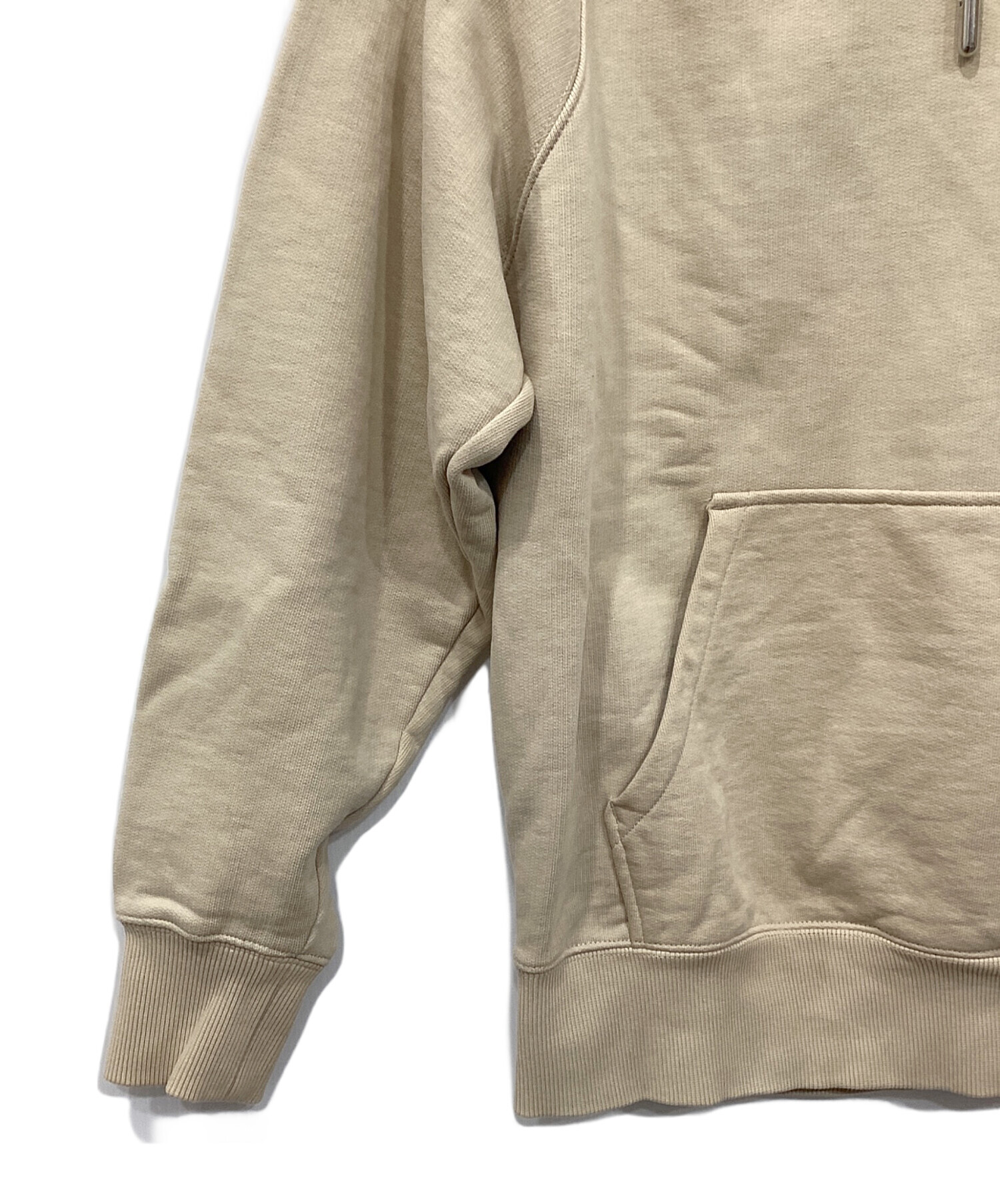 ami paris パーカー　ベージュ 中古・古着通販】AMI PARIS (アミ パリ) AMI ロゴパーカー ベージュ