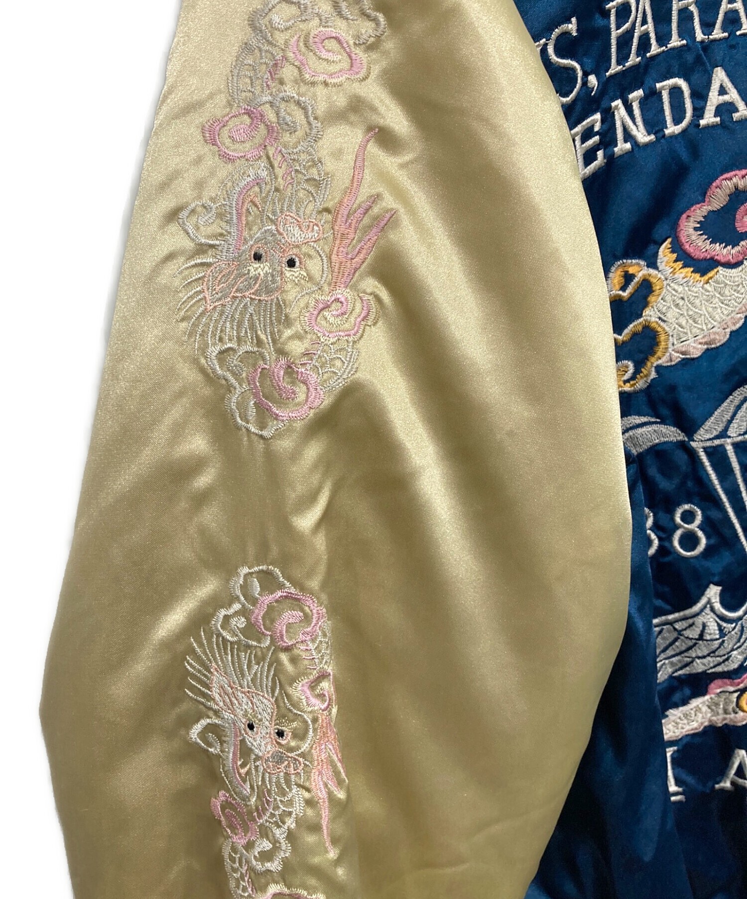 中古・古着通販】shoot one (シュート ワン) スカジャン ブルー サイズ