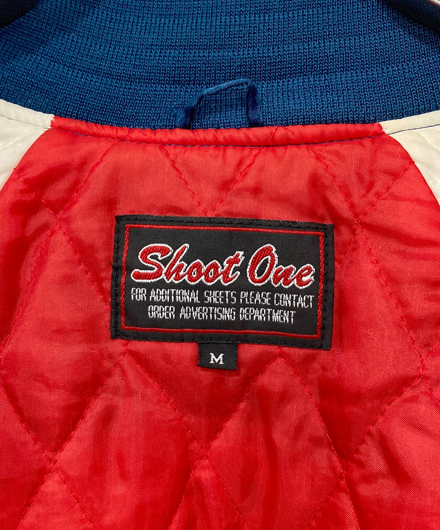 中古・古着通販】shoot one (シュート ワン) スカジャン ブルー サイズ