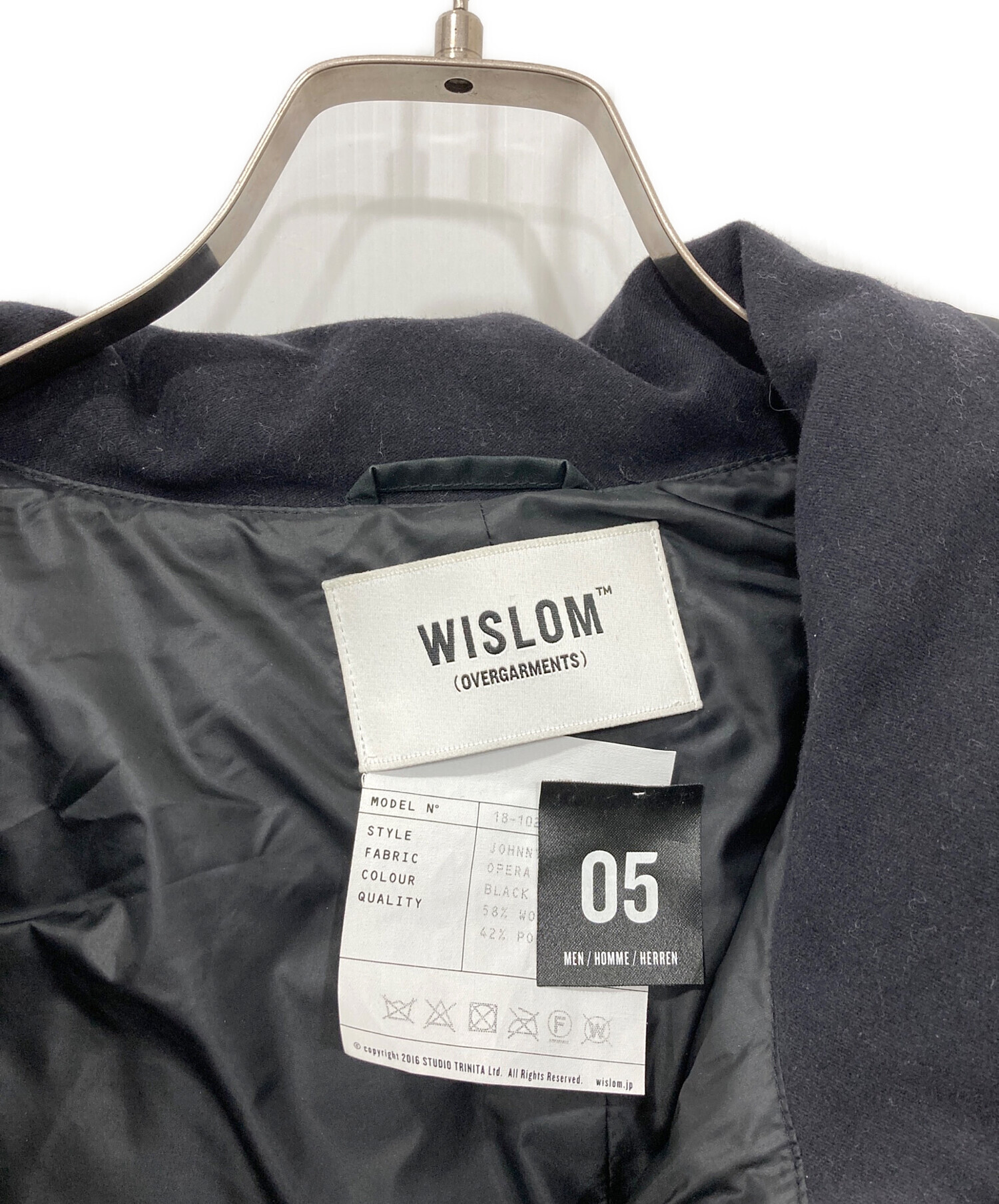 中古・古着通販】WISLOM (ウィズロム) ウールダウンジャケット