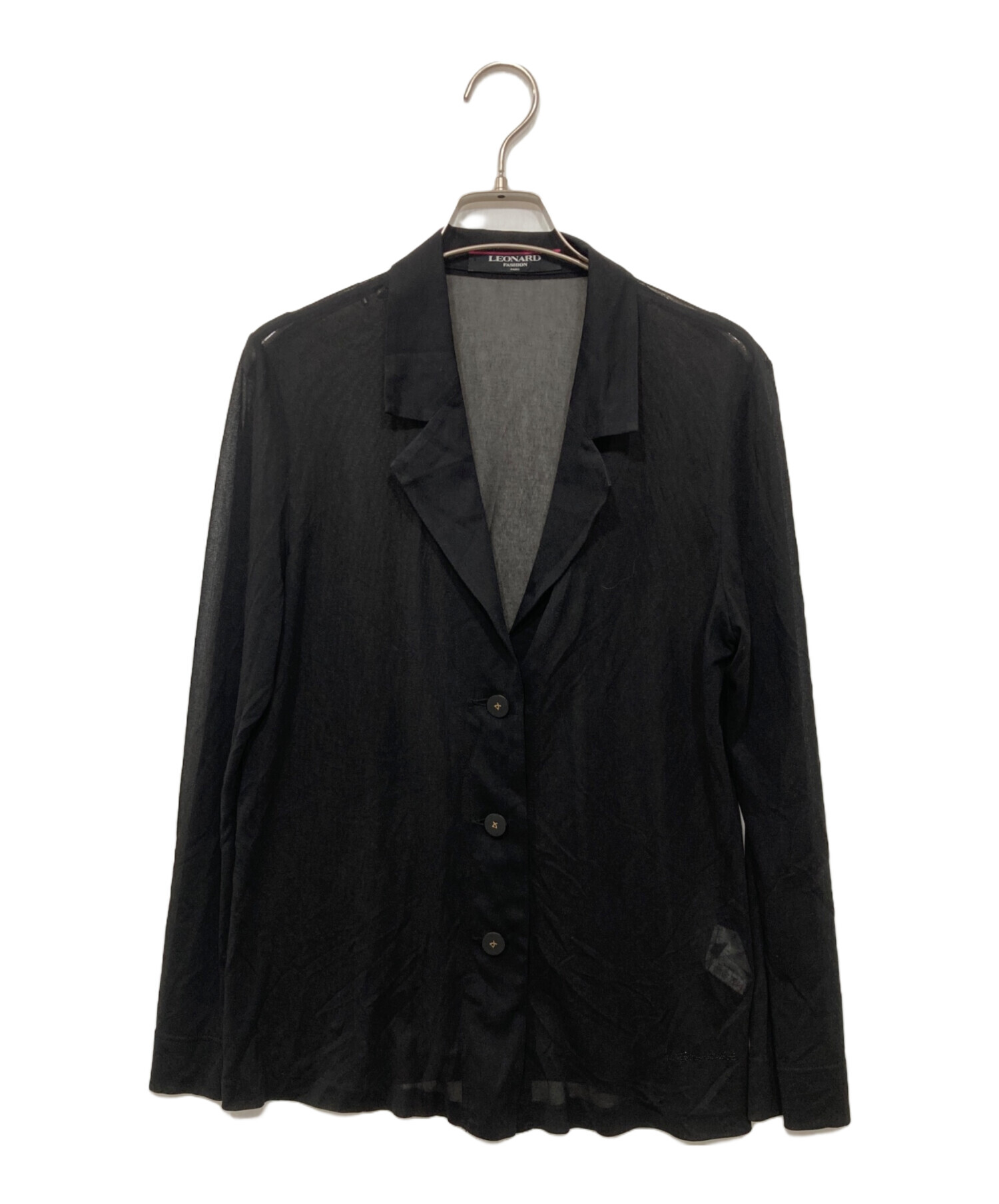 中古・古着通販】LEONARD (レオナール) シアージャケット ブラック
