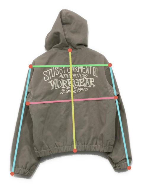中古・古着通販】stussy (ステューシー) Work Jacket Contrast Stitch