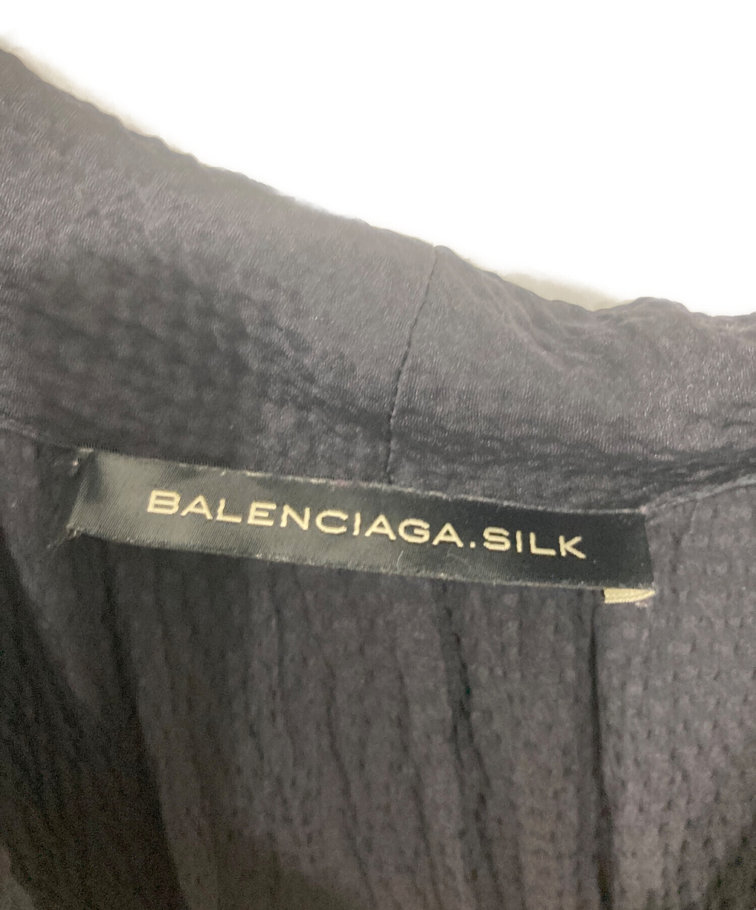 中古・古着通販】BALENCIAGA (バレンシアガ) シルクワンピース