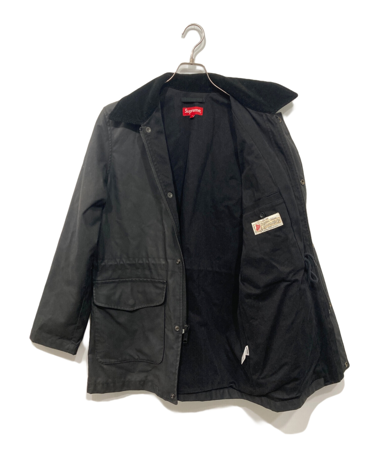 中古・古着通販】Supreme (シュプリーム) Dry Wax Barn Coat ブラック