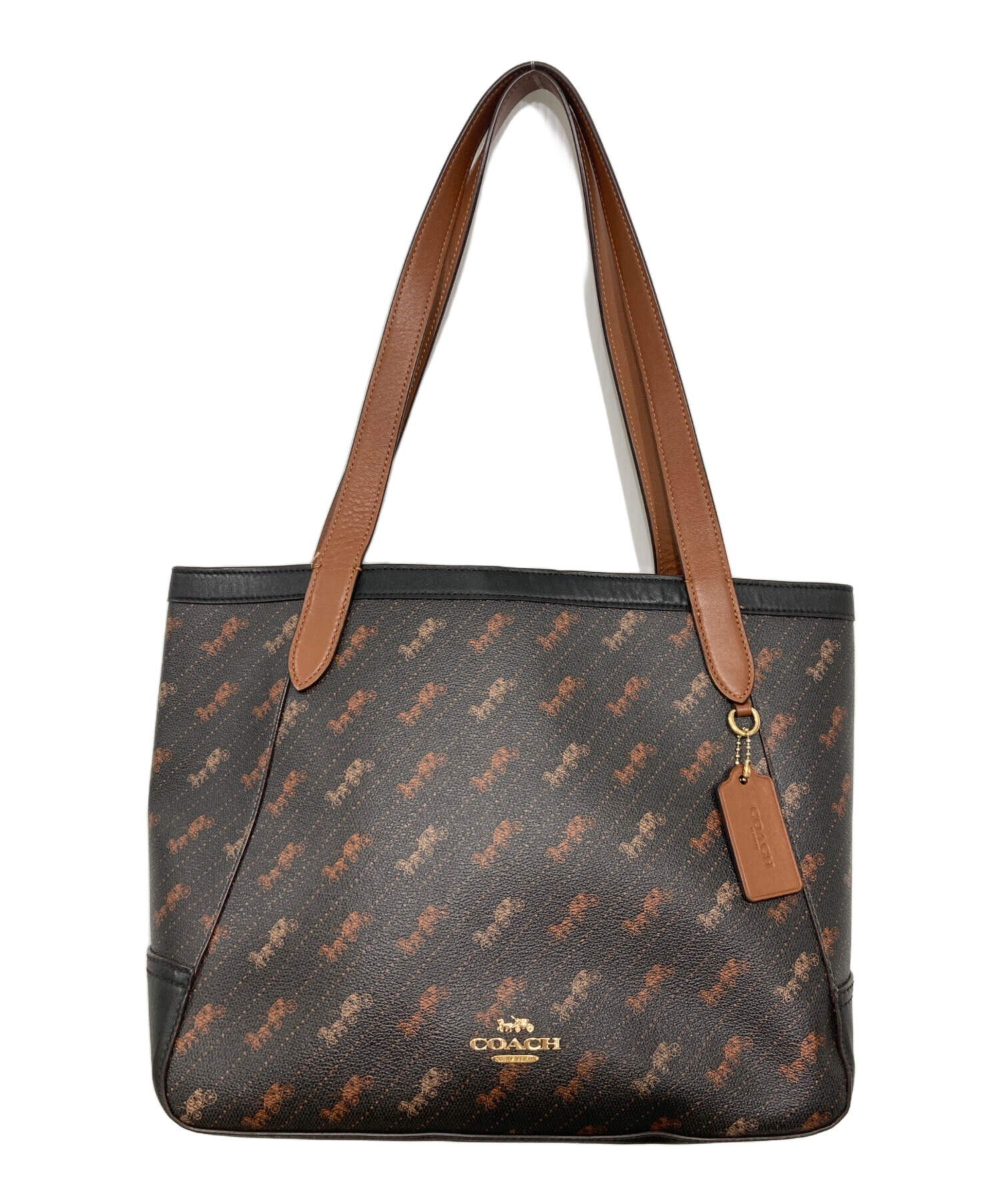 中古・古着通販】COACH (コーチ) ホースキャリッジ トートバッグ 