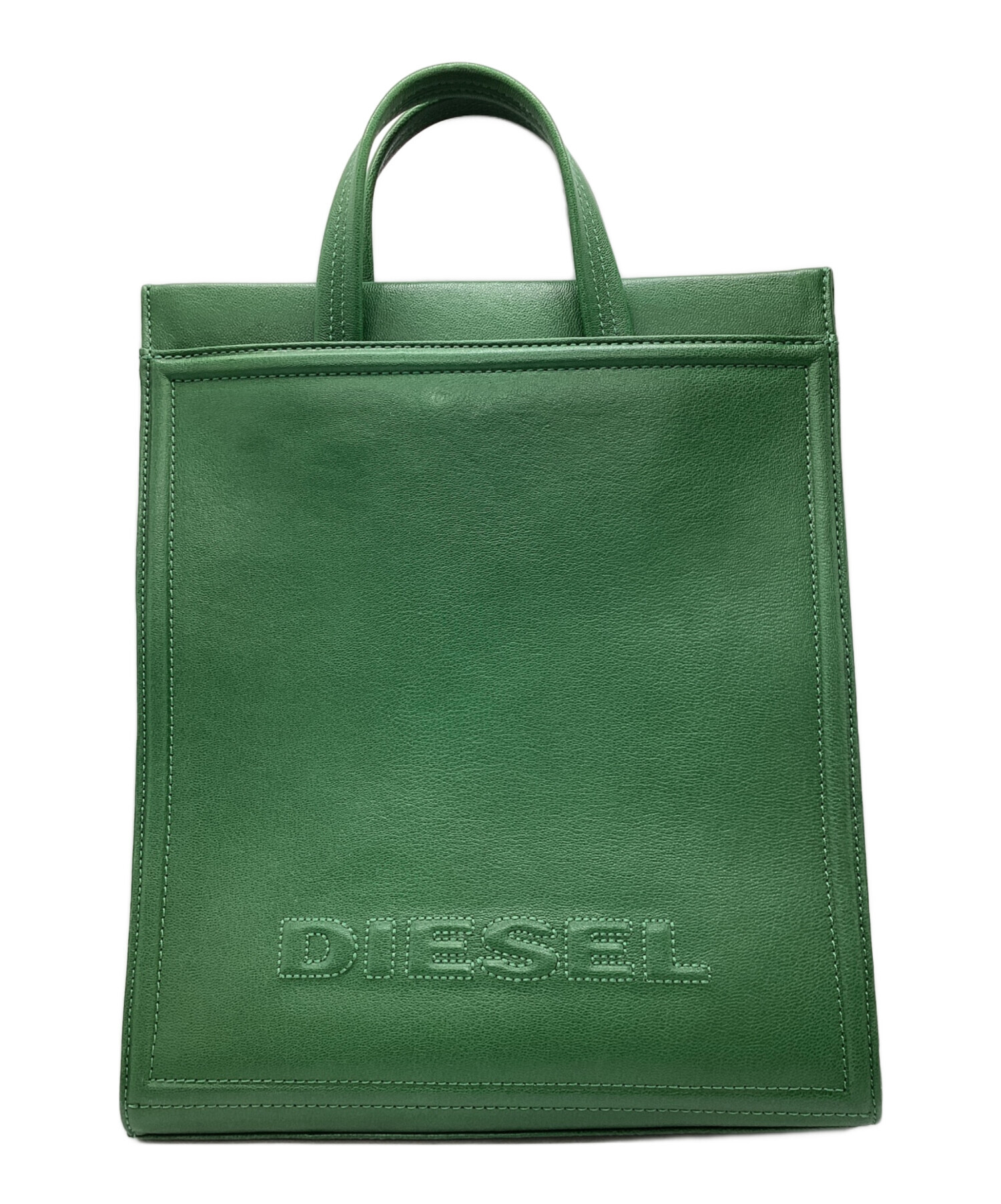 diesel ディーゼル　ヴィンテージ風　オリーブグリーン 中古・古着通販】DIESEL (ディーゼル) K-LOGOXNEW KNIT グリーン