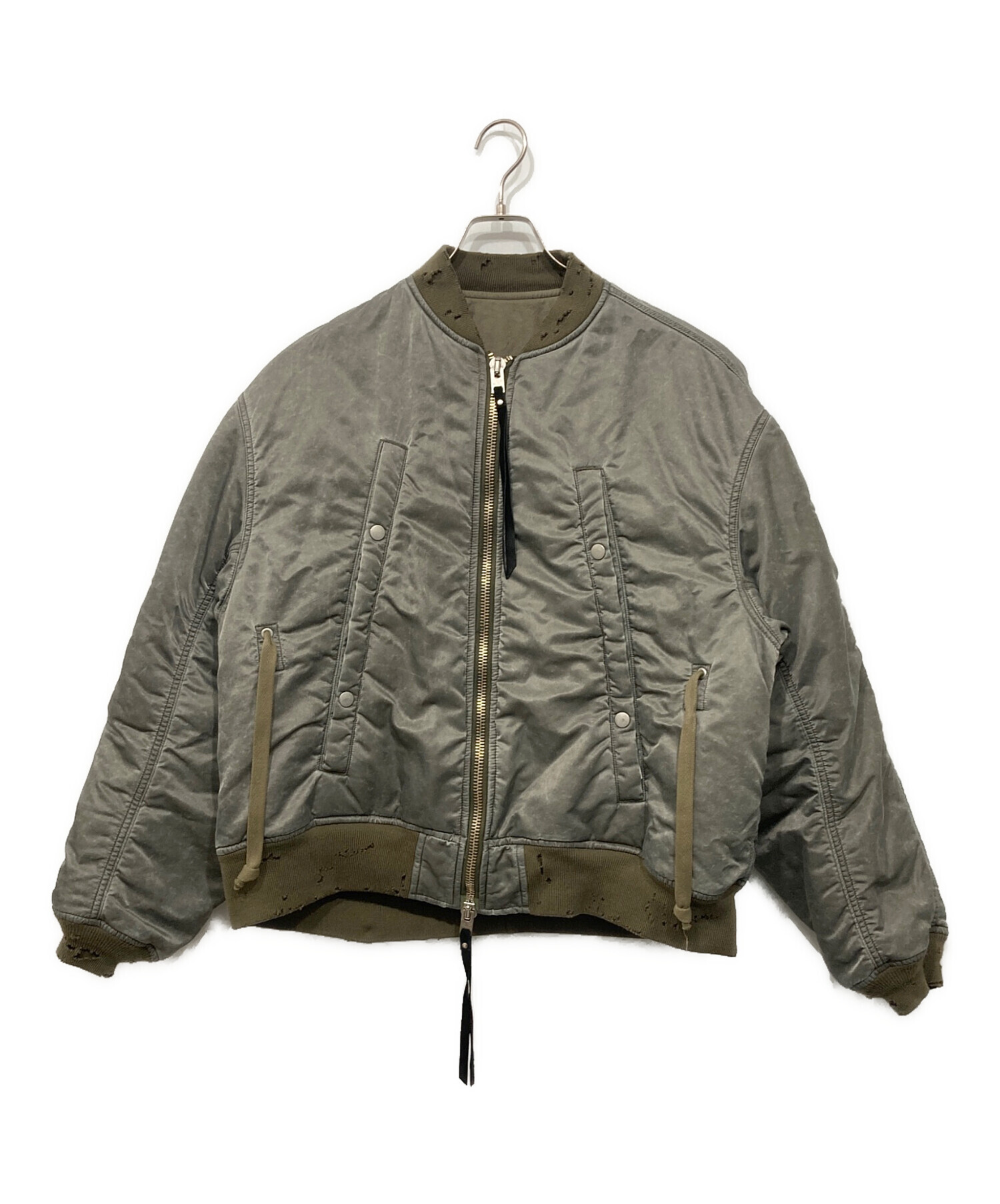 中古・古着通販】Name. (ネーム) WIDE POCKET FLIGHT JACKET : FADED