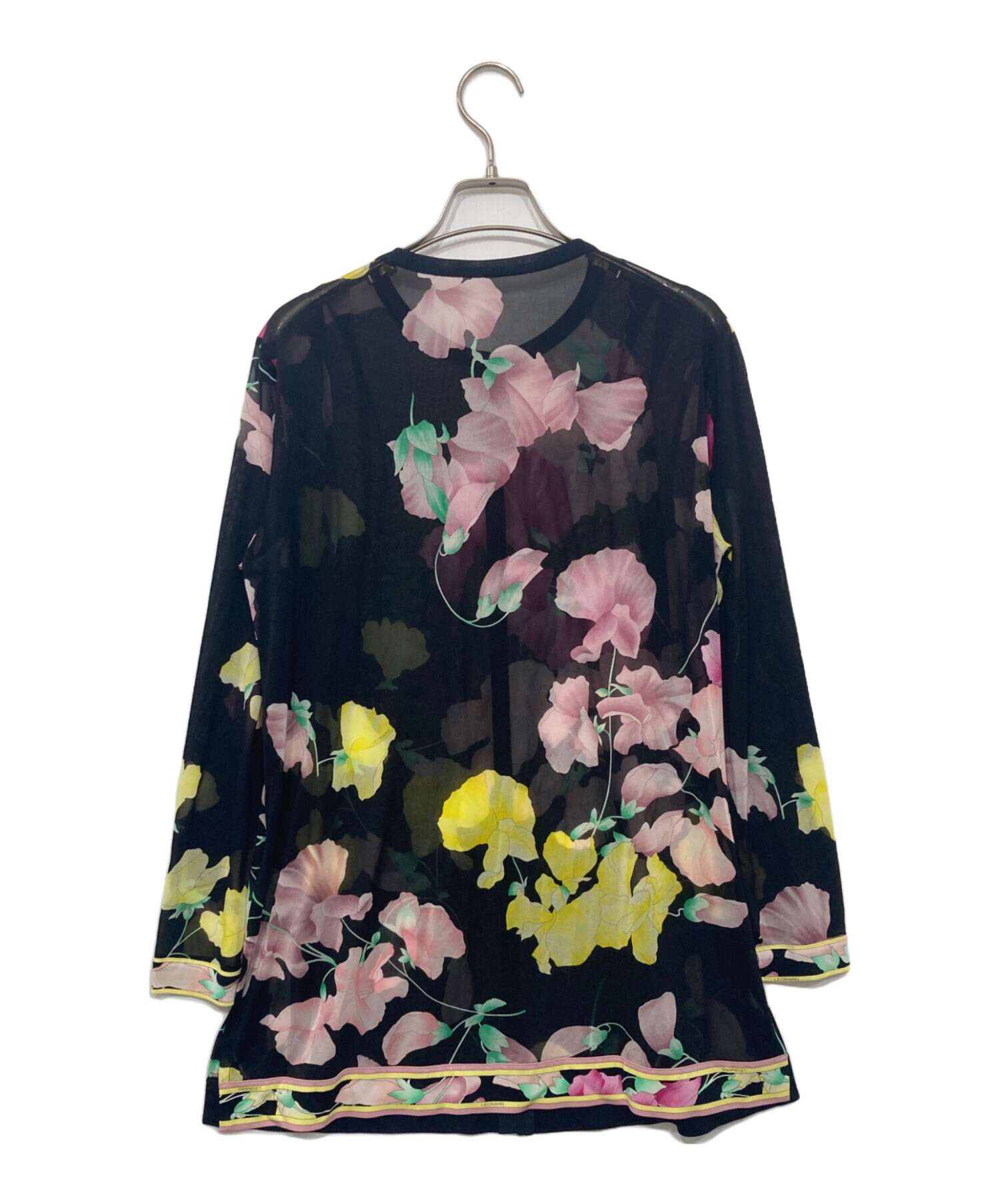 LEONARD ブラックカーディガン 中古・古着通販】LEONARD FASHION (レオナールファッション) カンカン