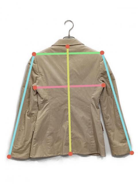中古・古着通販】GUCCI (グッチ) ベロアジャケット ベージュ サイズ:38