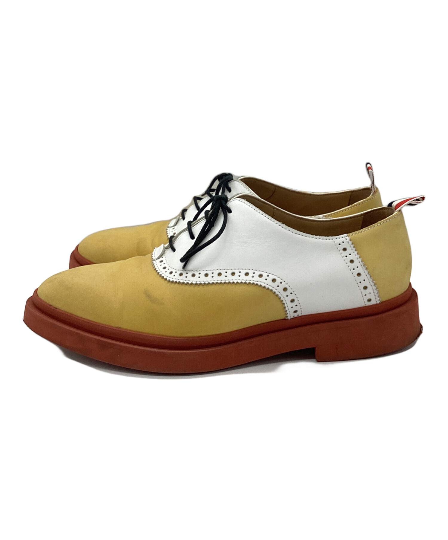 中古・古着通販】Thom Browne (トムブラウン) サドルシューズ イエロー