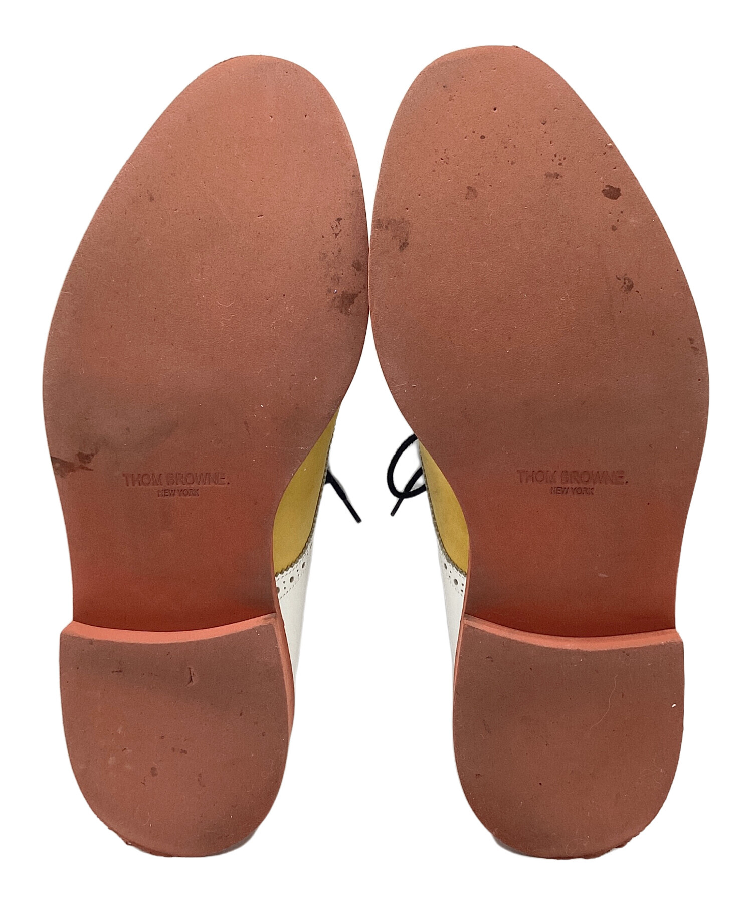 中古・古着通販】Thom Browne (トムブラウン) サドルシューズ イエロー