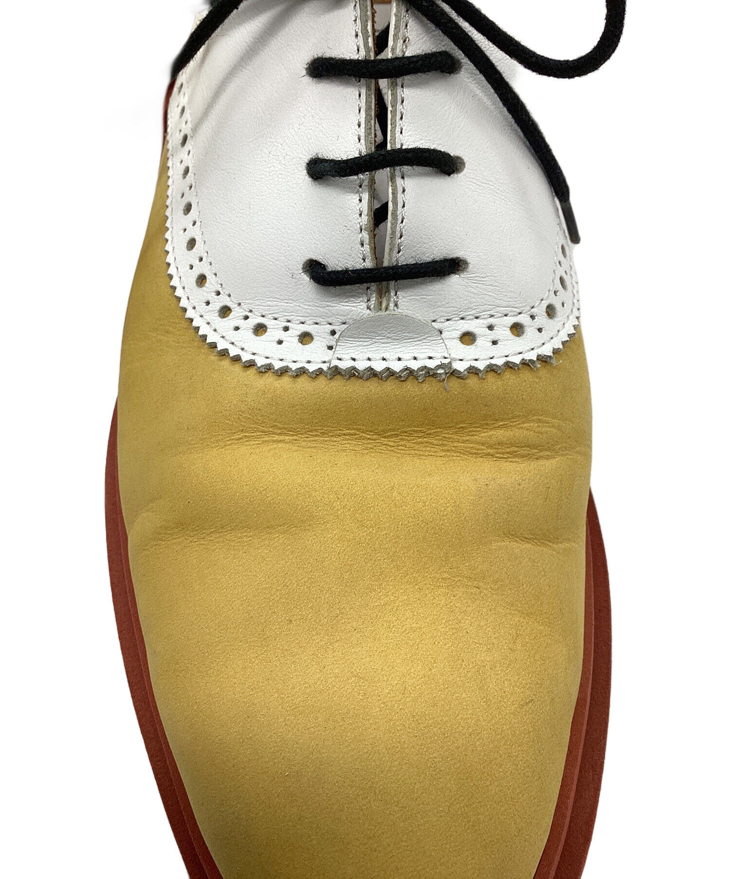 中古・古着通販】Thom Browne (トムブラウン) サドルシューズ イエロー 