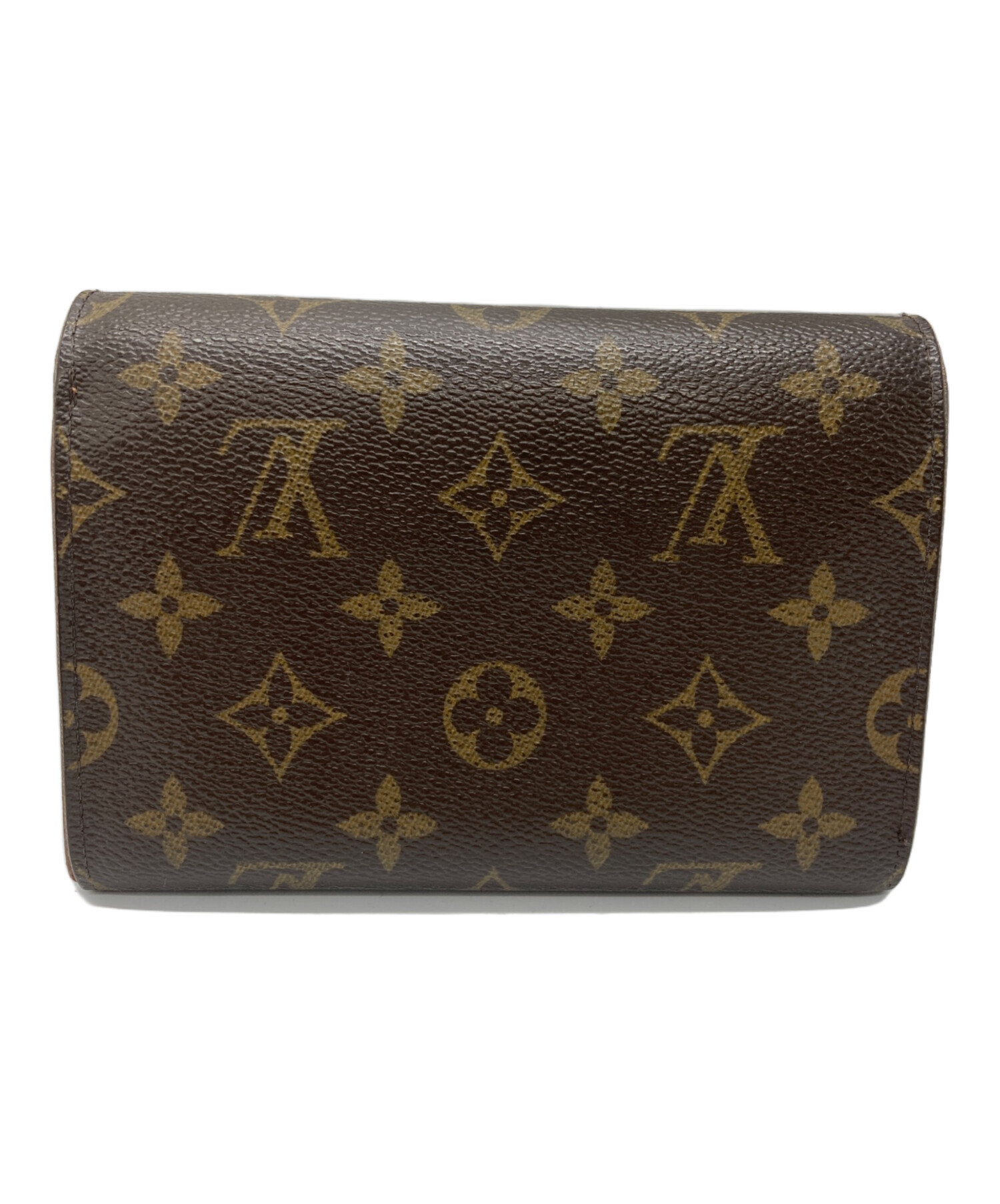 中古・古着通販】LOUIS VUITTON (ルイ ヴィトン) 3つ折り財布 ブラウン