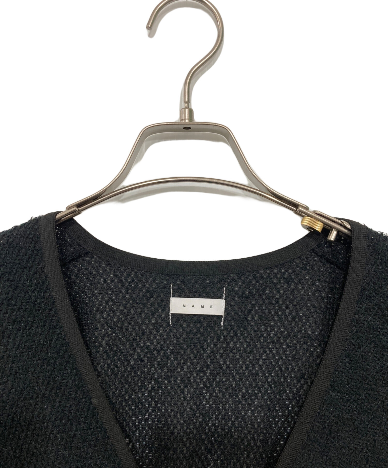 中古・古着通販】Name. (ネーム) CURL YARN ZIP UP CARDIGAN/カール