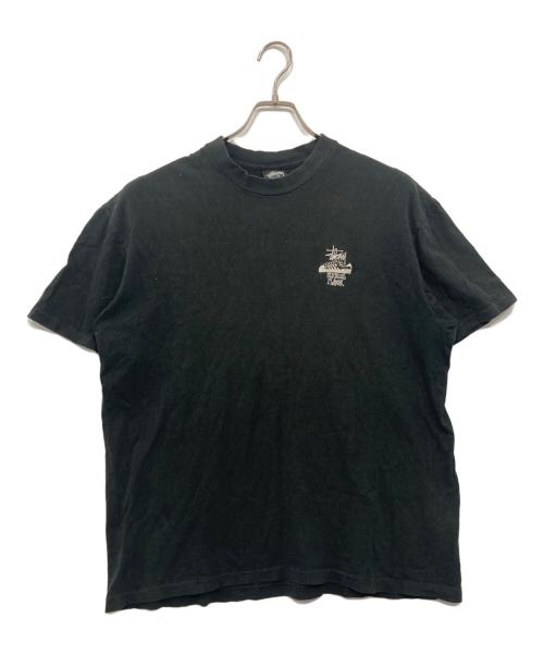 Stussy USA製 OLD SKOOL FLAVOR 墨黒 Tシャツ XL 3103000311323407_01_2200w.jpeg