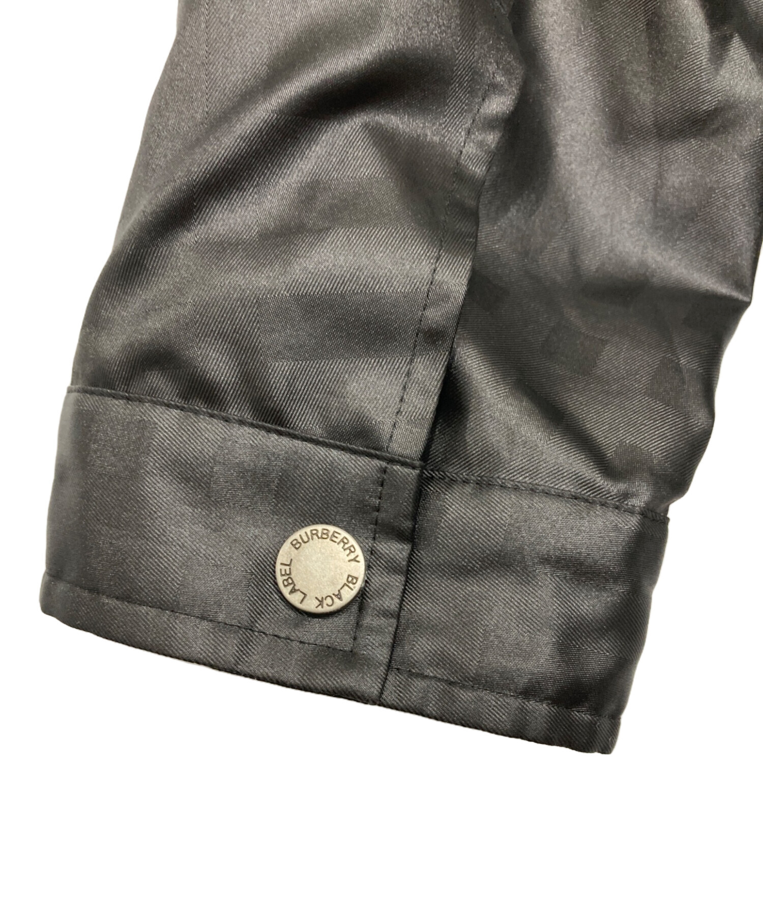 BURBERRY BLACK LABEL 斜めジップ ジャケット archive BURBERRY BLACK