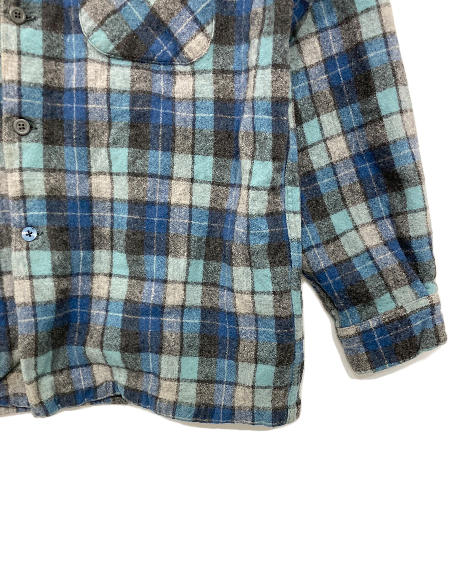 中古・古着通販】PENDLETON (ペンドルトン) ボードシャツ ブルー