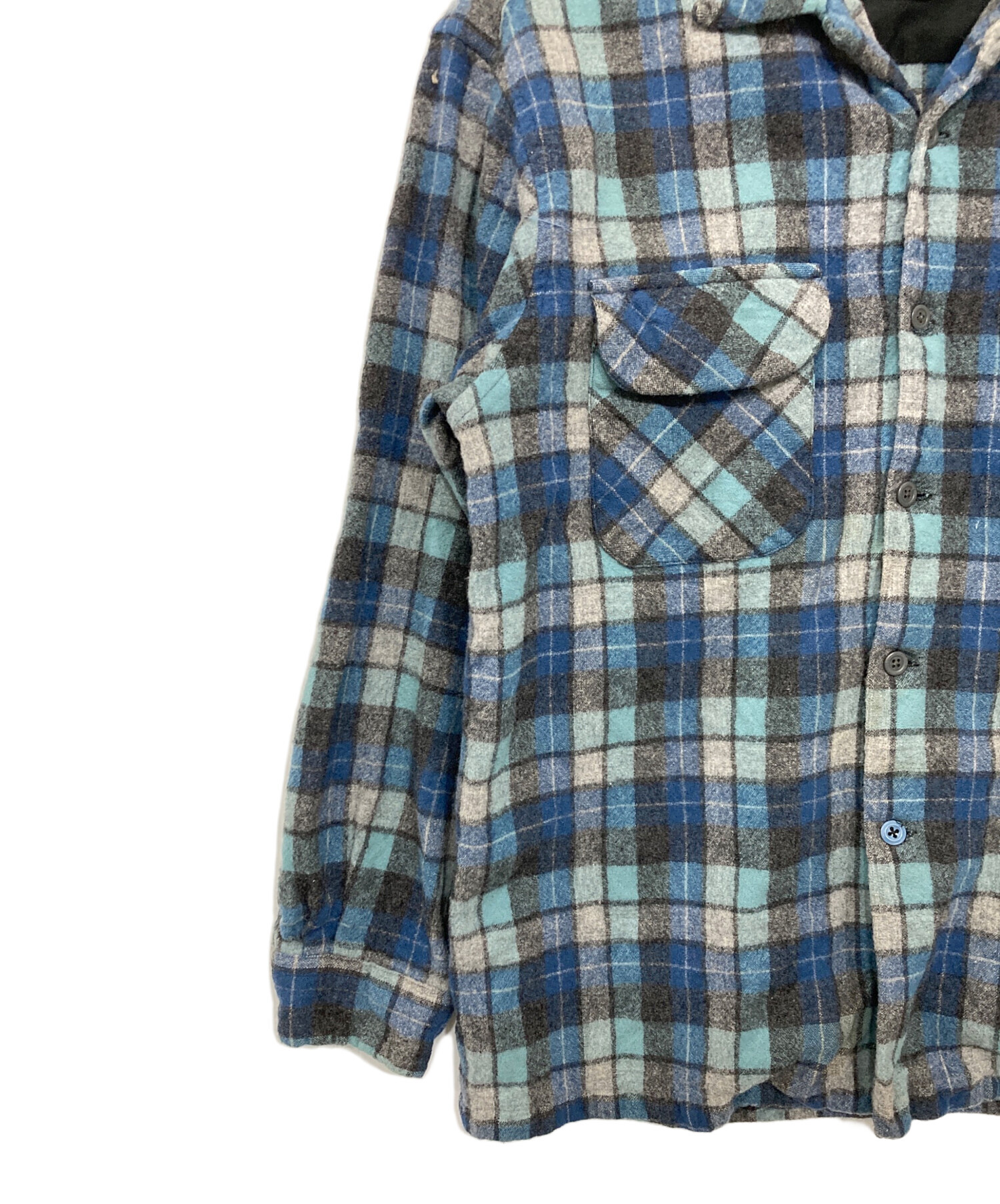中古・古着通販】PENDLETON (ペンドルトン) ボードシャツ ブルー