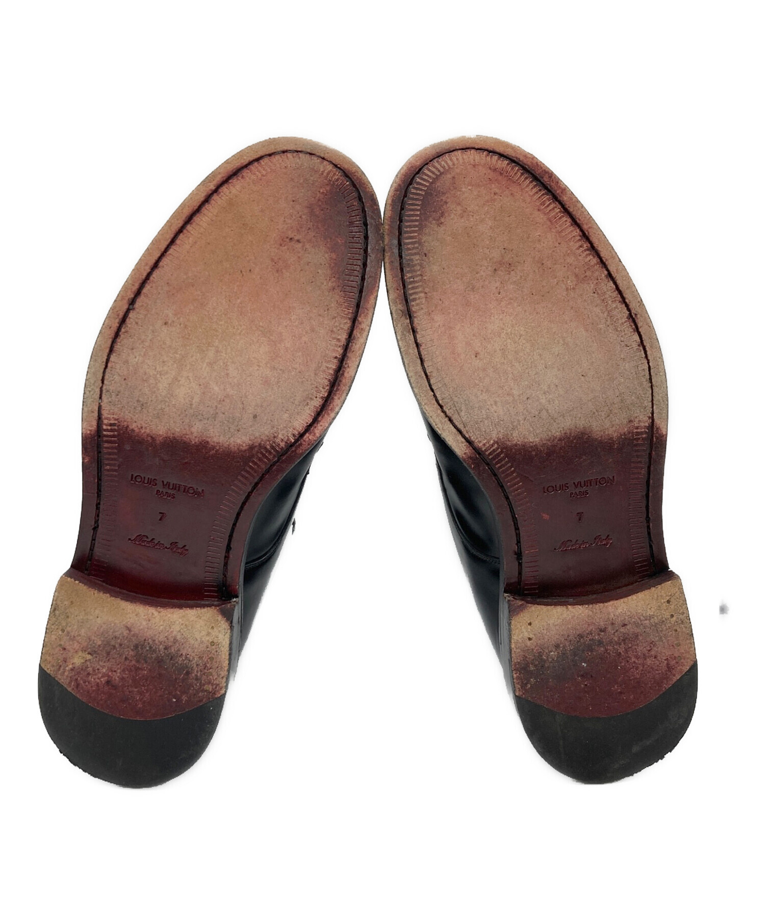 中古・古着通販】LOUIS VUITTON (ルイ ヴィトン) レザーブーツ