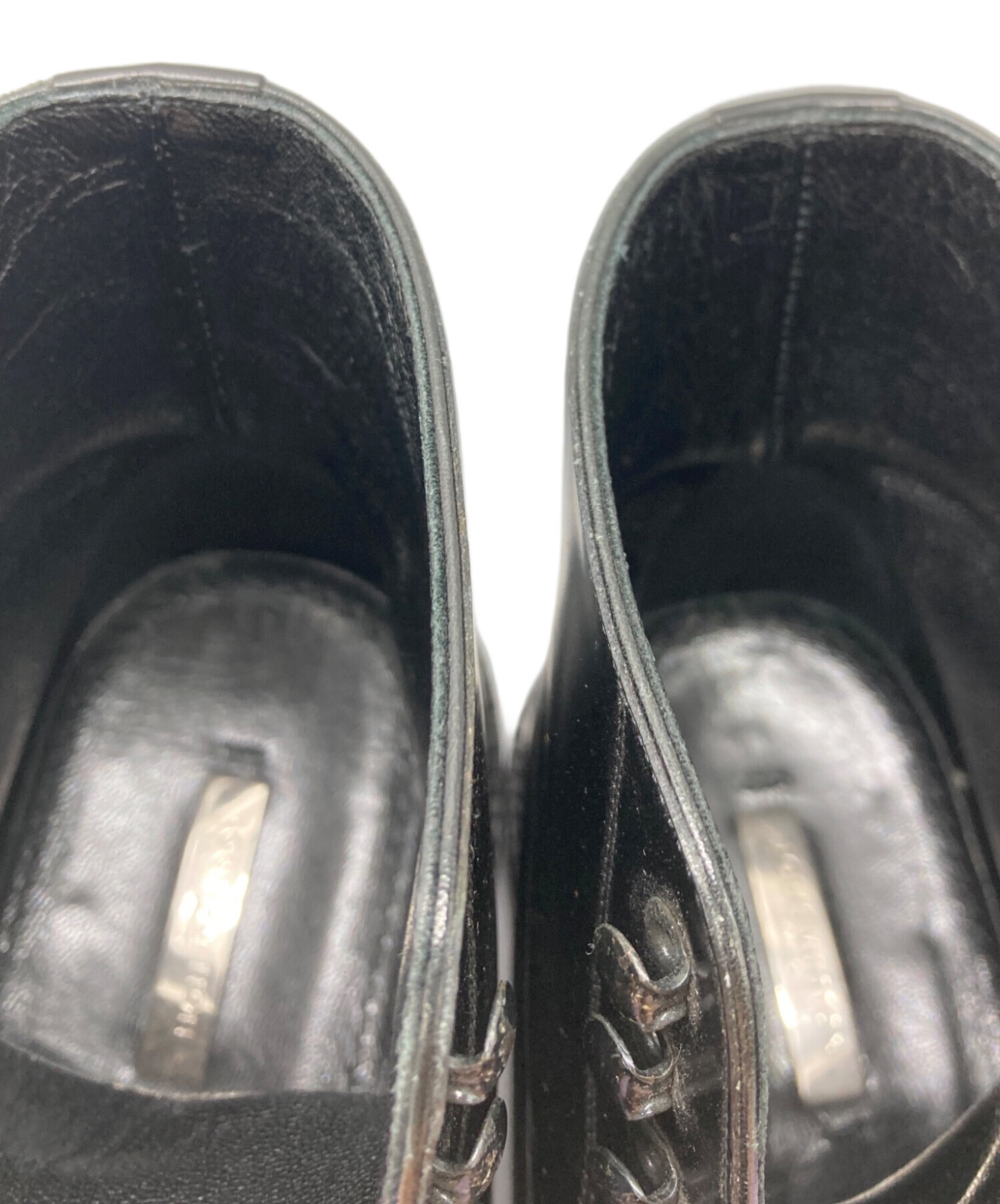 ＬＯＵＩＳ　ＶＵＩＴＴＯＮ　レザー　ロングブーツ　ブラック　(EU 35.5)(US 5.5)(22.5 cm)(8.86 inch)　ヒール８．５ｃｍ　箱、袋付 送料無料 ルイ・ヴィトン(LOUIS VUITTON)ルイ・ヴィトン ロングブーツ ブーツ 靴