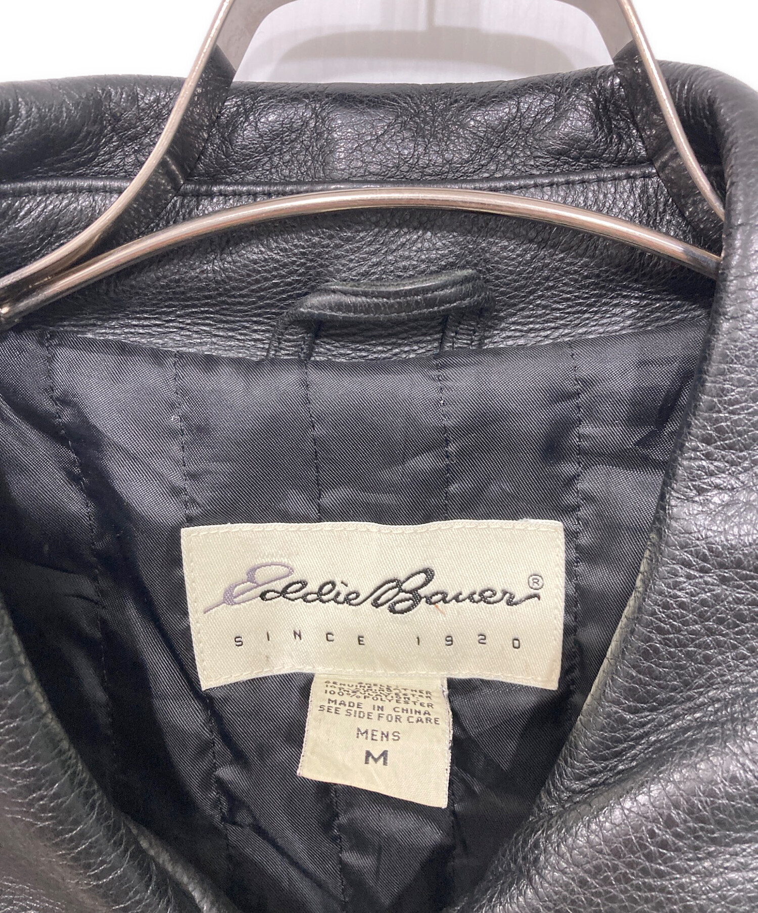 中古・古着通販】Eddie Bauer (エディーバウアー) レザージャケット