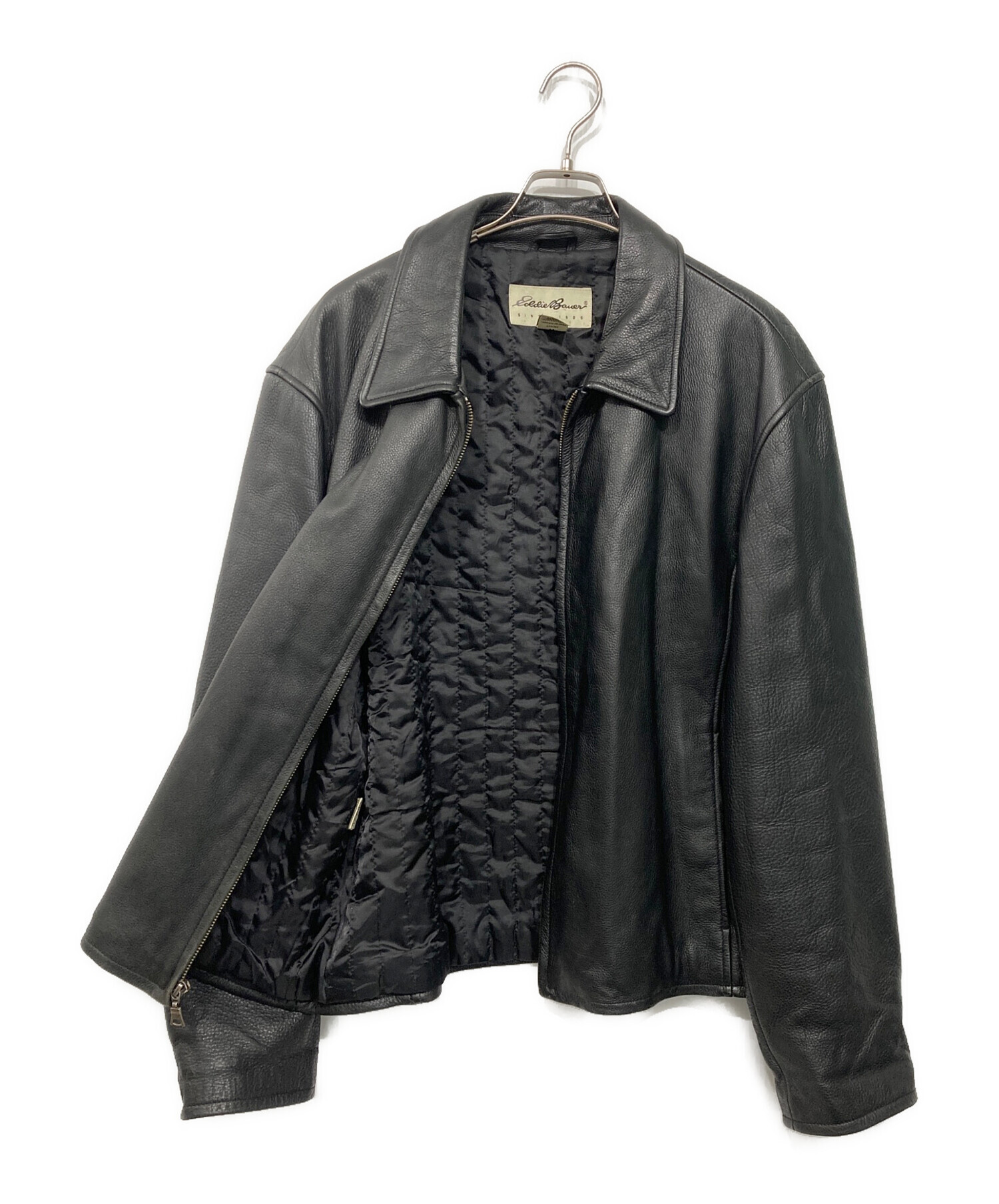 中古・古着通販】Eddie Bauer (エディーバウアー) レザージャケット