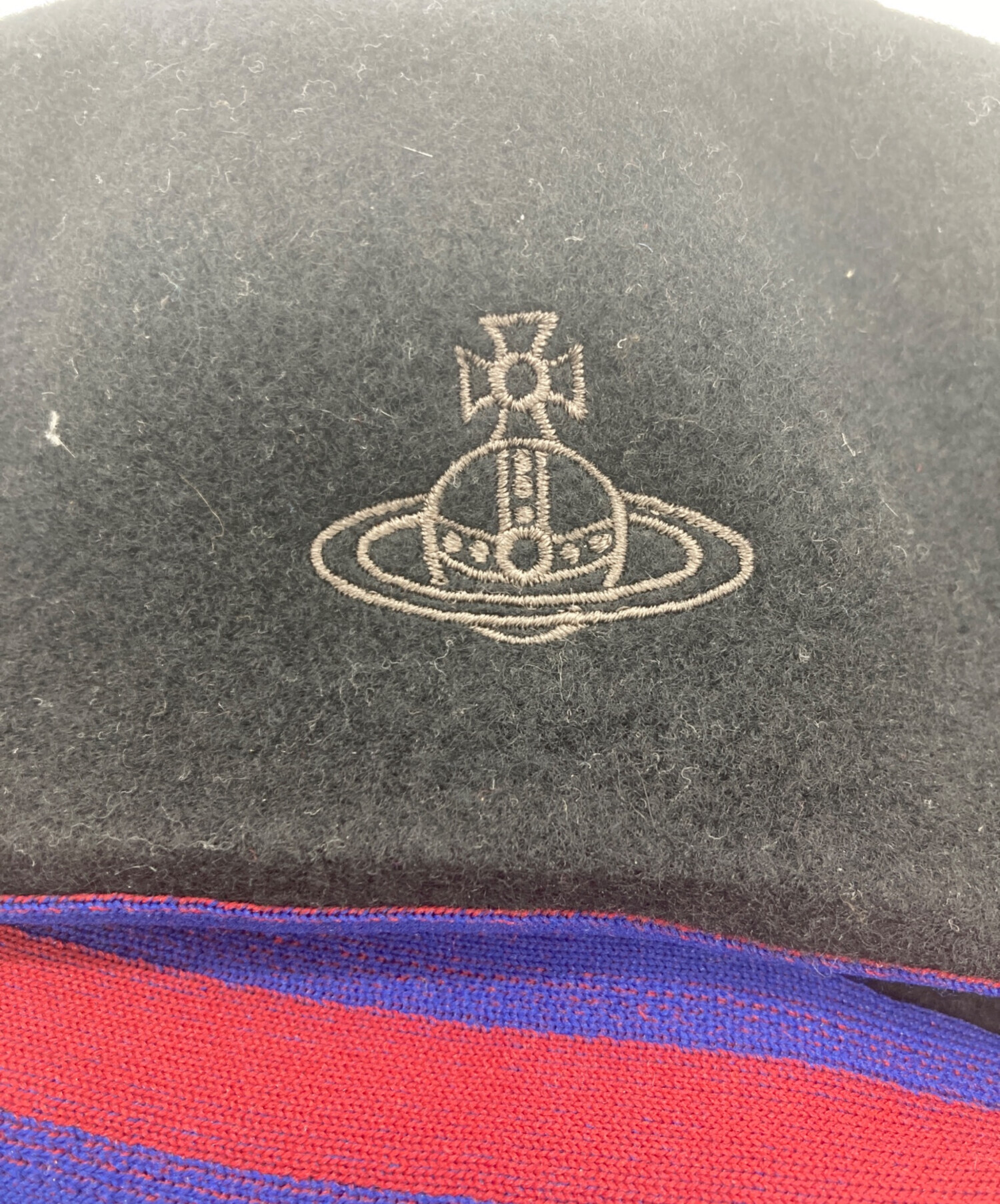 ☆新年セール☆未使用タグ付　ヴィヴィアンウエストウッド中折れ帽　オーブ刺繍 中古・古着通販】Vivienne Westwood (ヴィヴィアンウエストウッド
