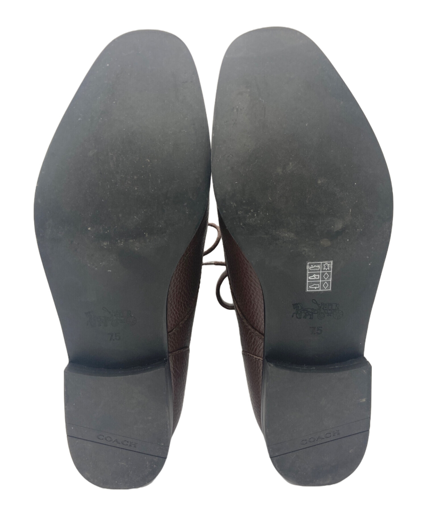 中古・古着通販】COACH (コーチ) グラハム ダービー レザーシューズ