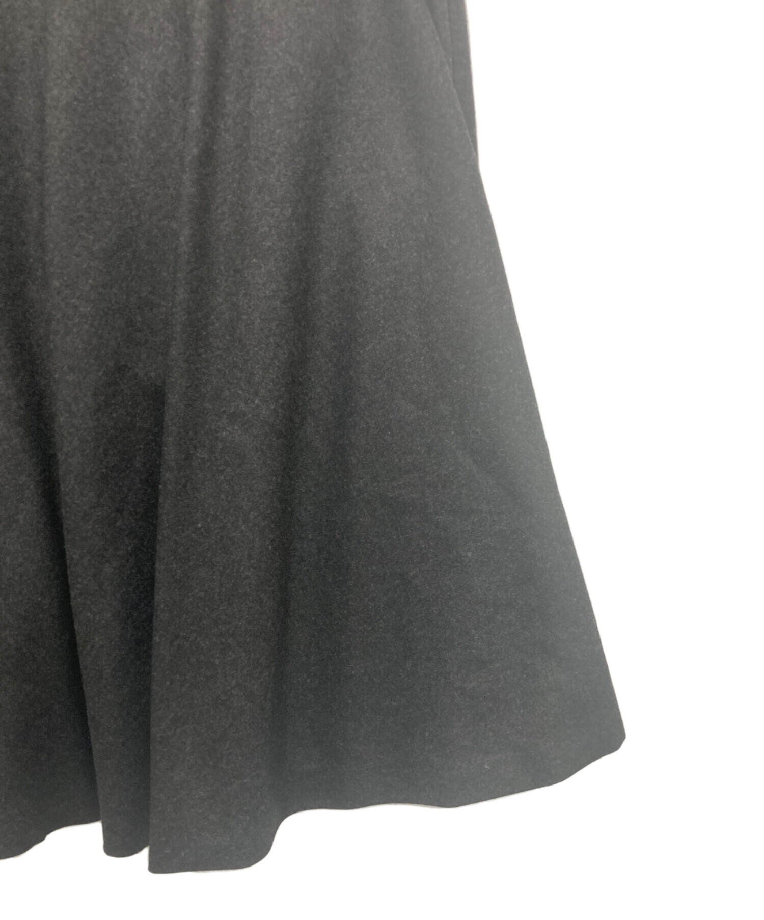 中古・古着通販】HERMES (エルメス) ウールカシミヤスカート グレー