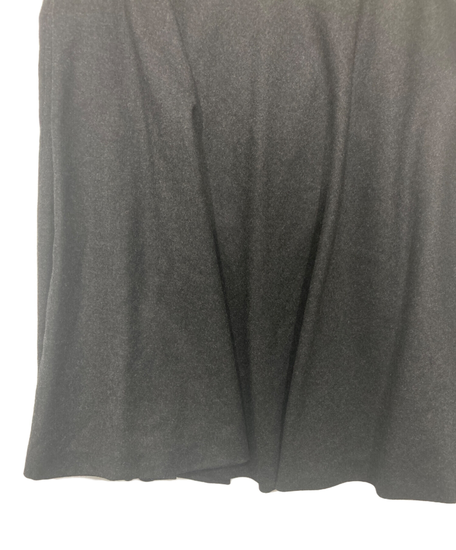 中古・古着通販】HERMES (エルメス) ウールカシミヤスカート グレー