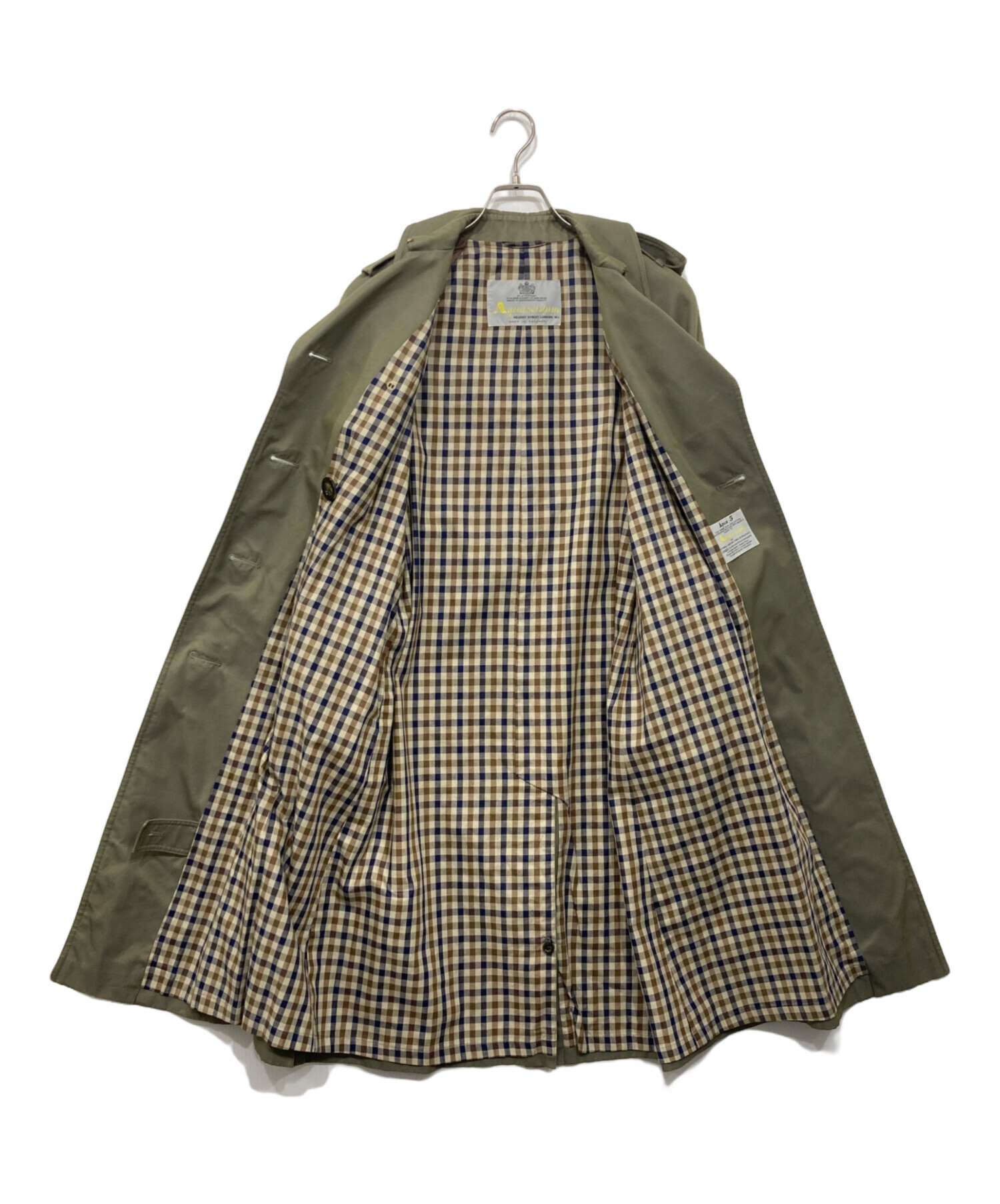 中古・古着通販】Aquascutum (アクアスキュータム) トレンチコート