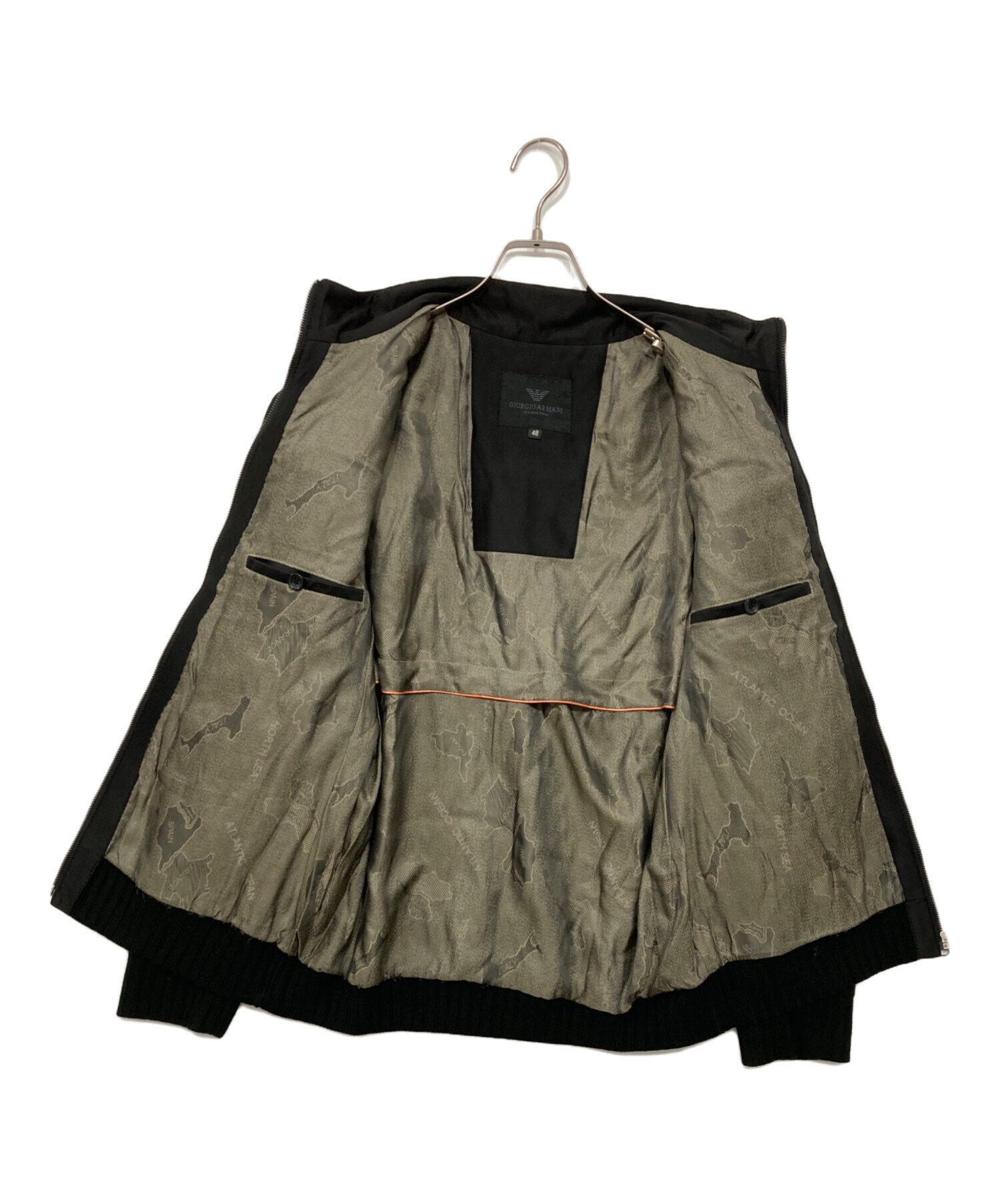 GIORGIO ARMANIニットジャケット 中古・古着通販】GIORGIO ARMANI (ジョルジョアルマーニ) 切替ニット