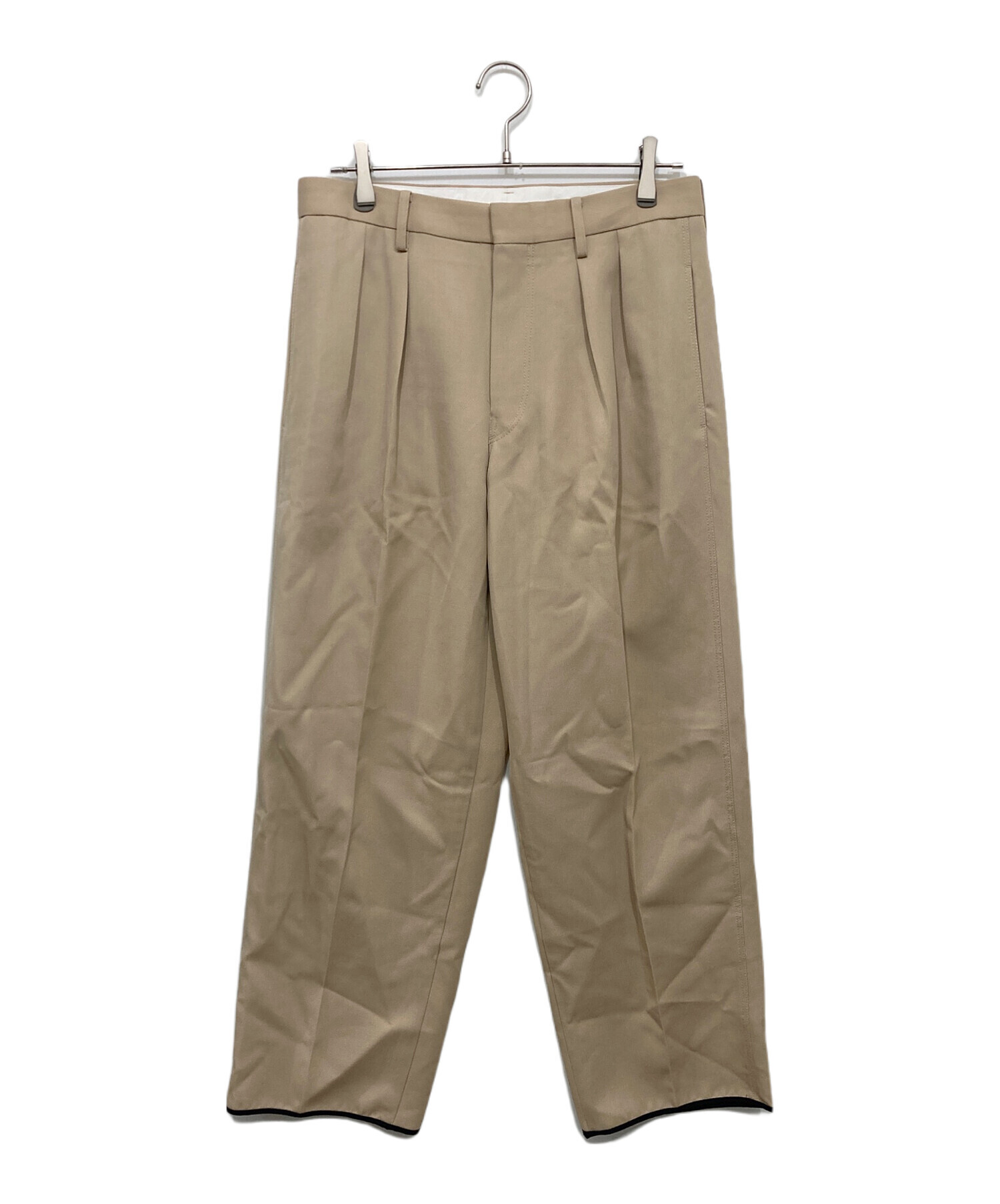 中古・古着通販】CINOH (チノ) タックパンツ ベージュ サイズ:46