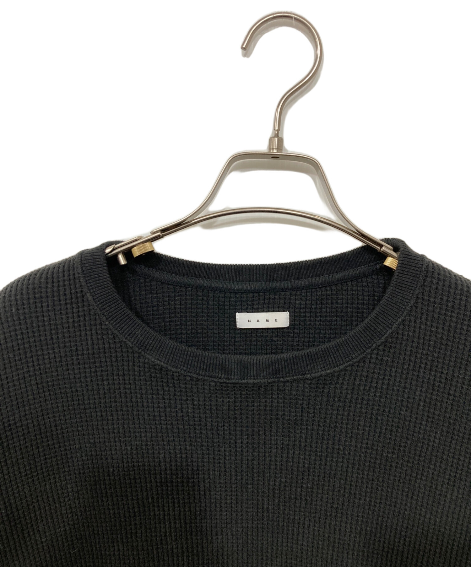 中古・古着通販】Name. (ネーム) LEOPARD WAFFLE TAPED LOOSE SLEEVE 