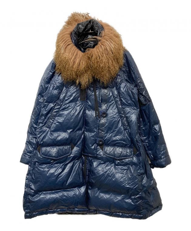 中古・古着通販】sacai luck (サカイラック) ダウンコート ネイビー